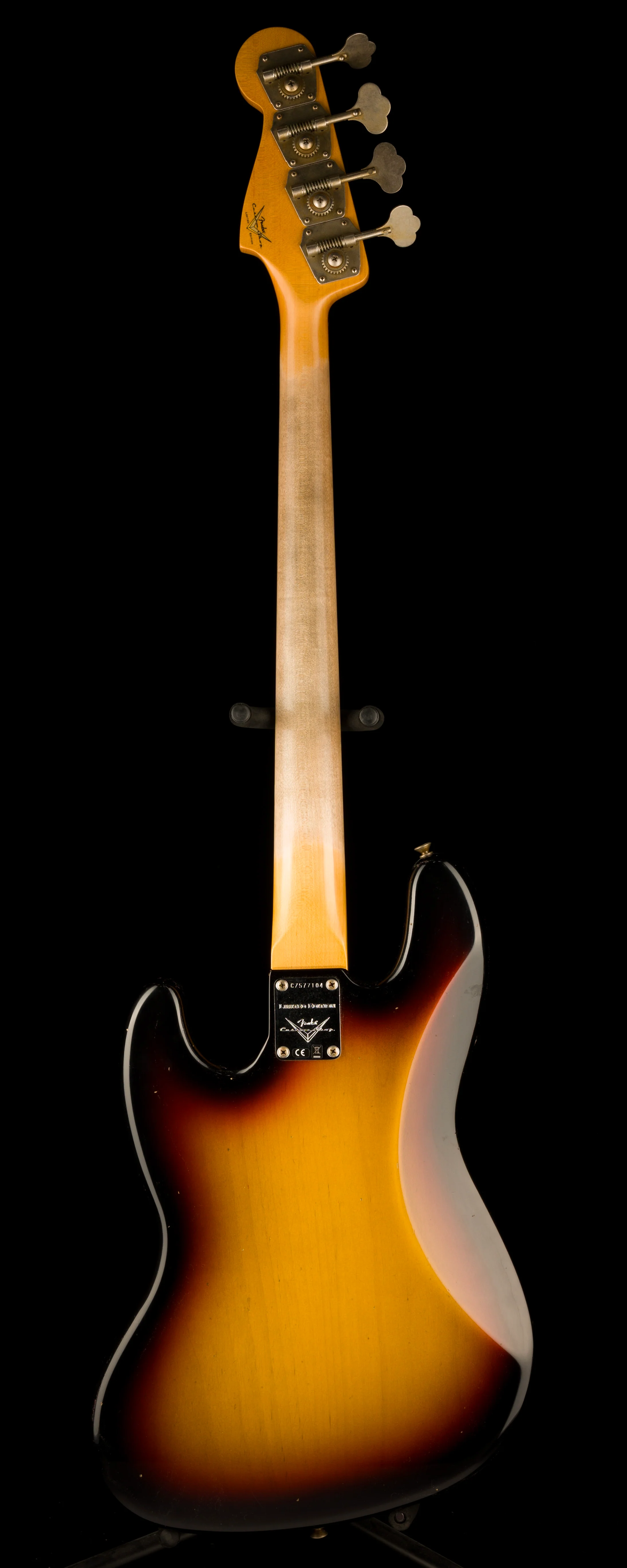 Fender Custom Shop 1964 Jazz Bass Journeyman Relic Super Faded Aged 3-Tone Sunburst - Image 12