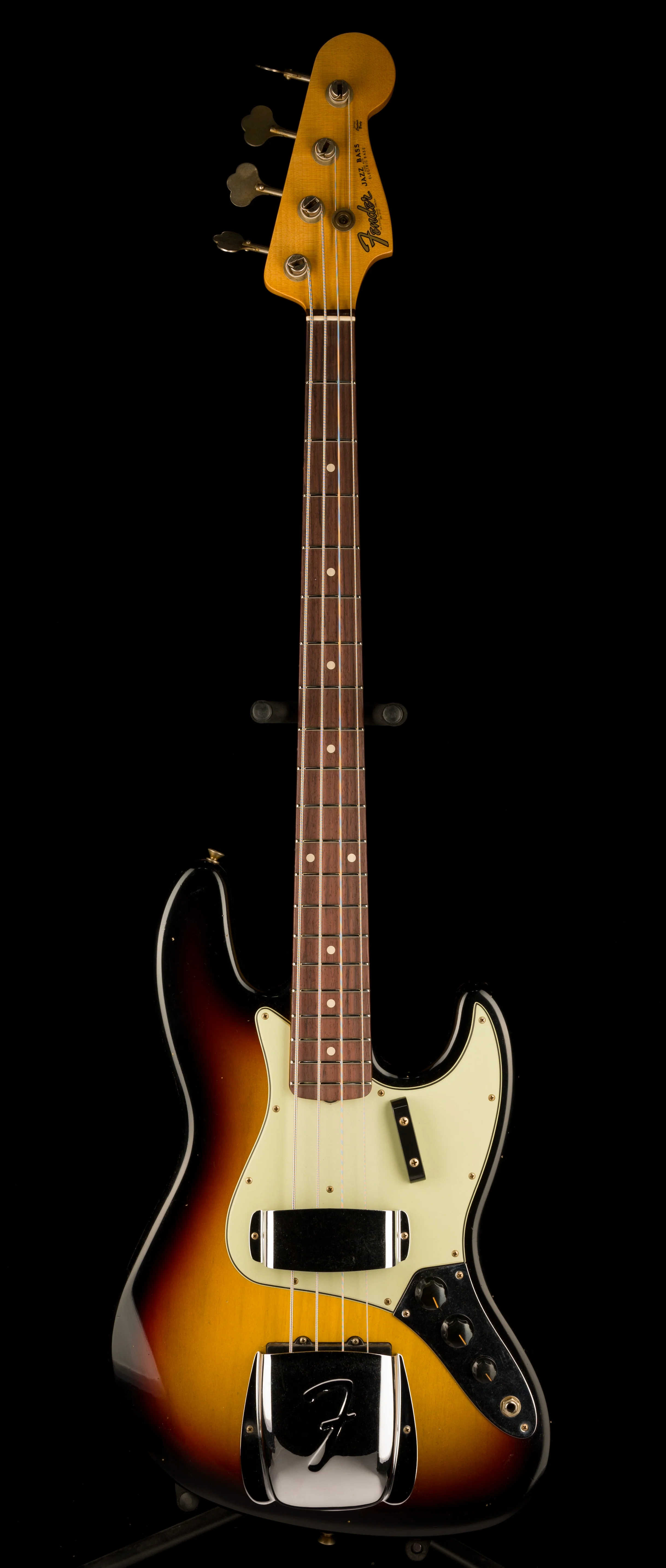 Fender Custom Shop 1964 Jazz Bass Journeyman Relic Super Faded Aged 3-Tone Sunburst - Image 2