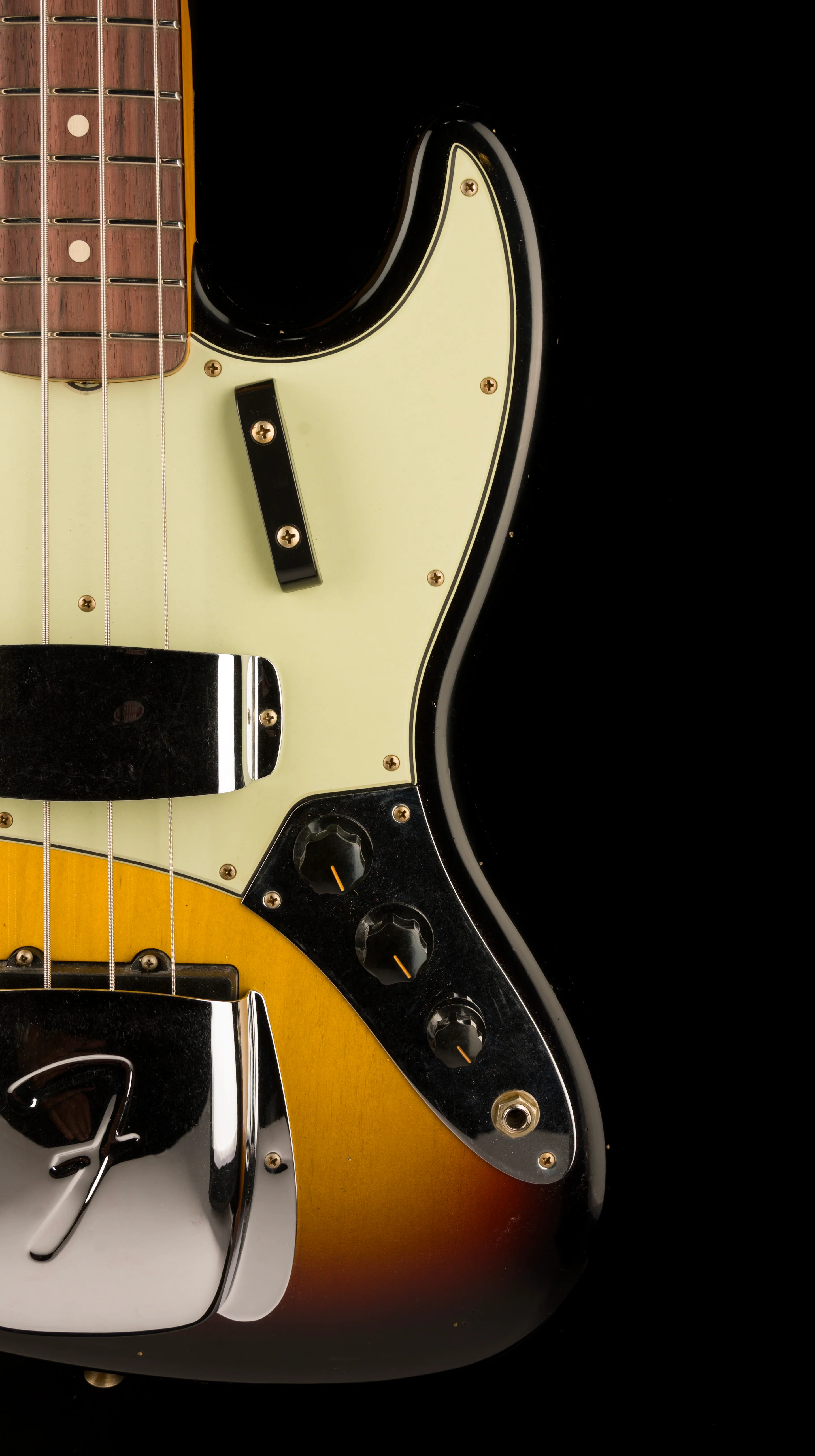 Fender Custom Shop 1964 Jazz Bass Journeyman Relic Super Faded Aged 3-Tone Sunburst - Image 8