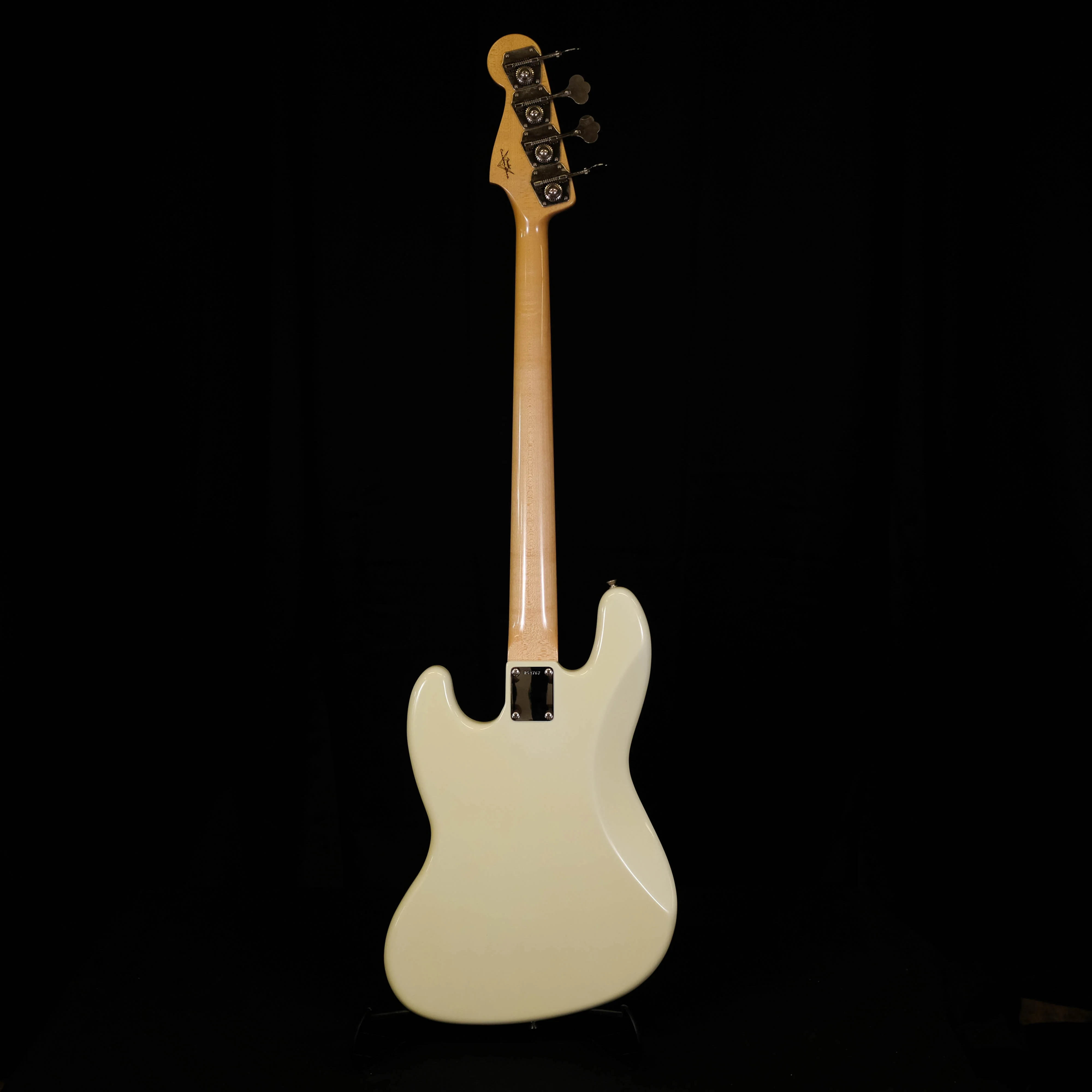 Fender Custom Shop '64 Jazz Bass NOS Rosewood Olympic White Matching Headstock - Image 6
