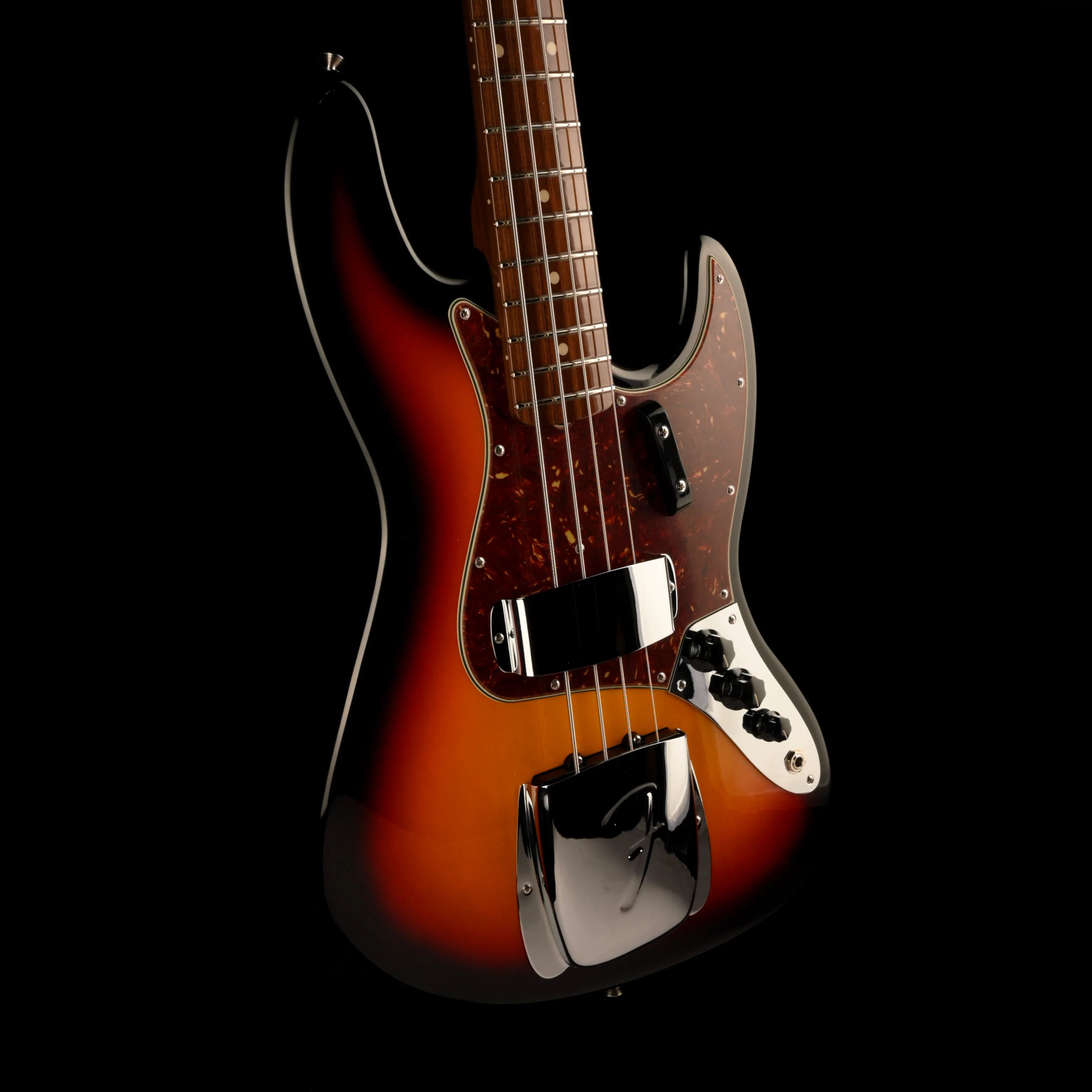 Fender Custom Shop 1964 Jazz Bass NOS Rosewood Neck Target 3-Tone Sunburst - Image 6