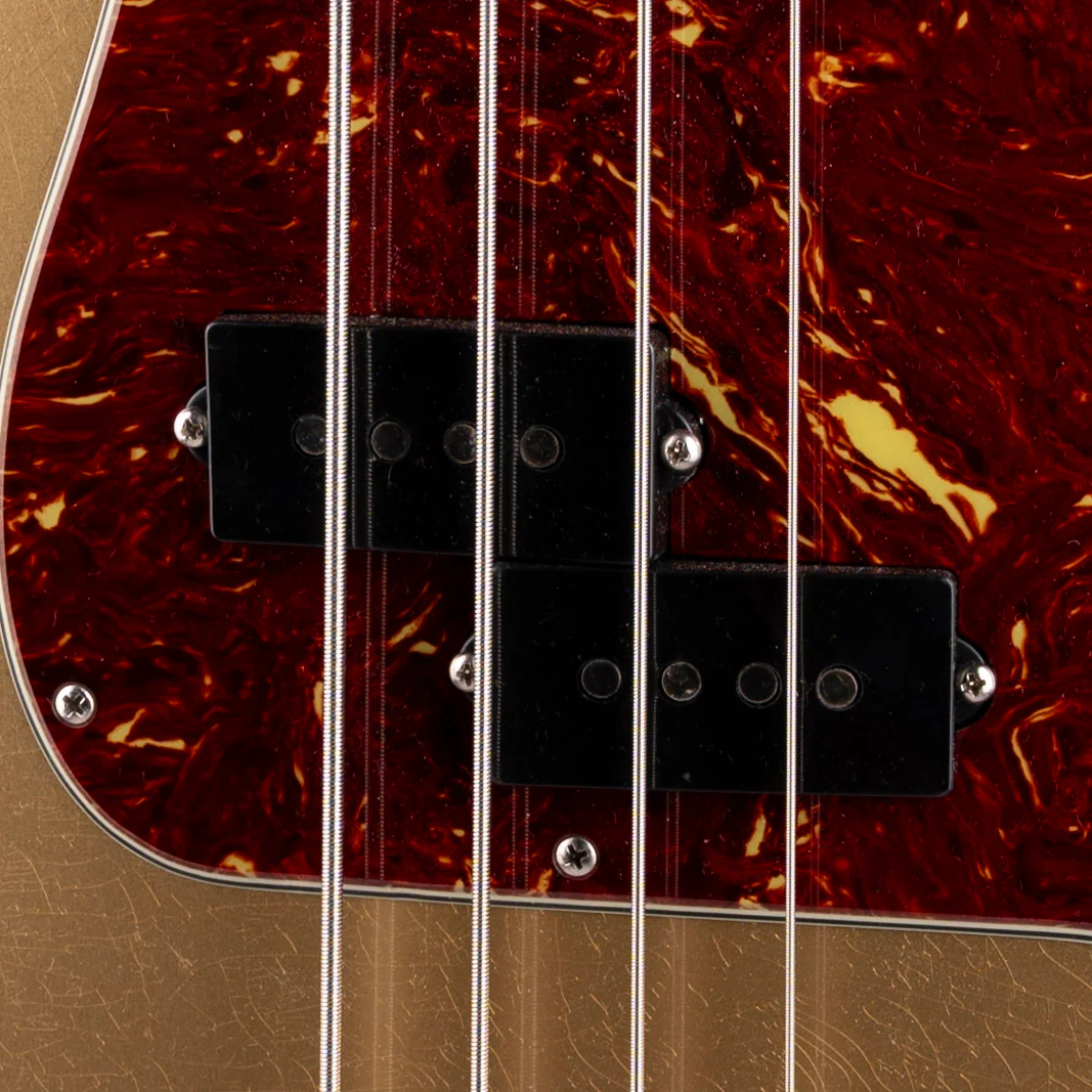 Fender Custom Shop 1964 Precision Bass Closet Classic Aztec Gold With Case - Image 4