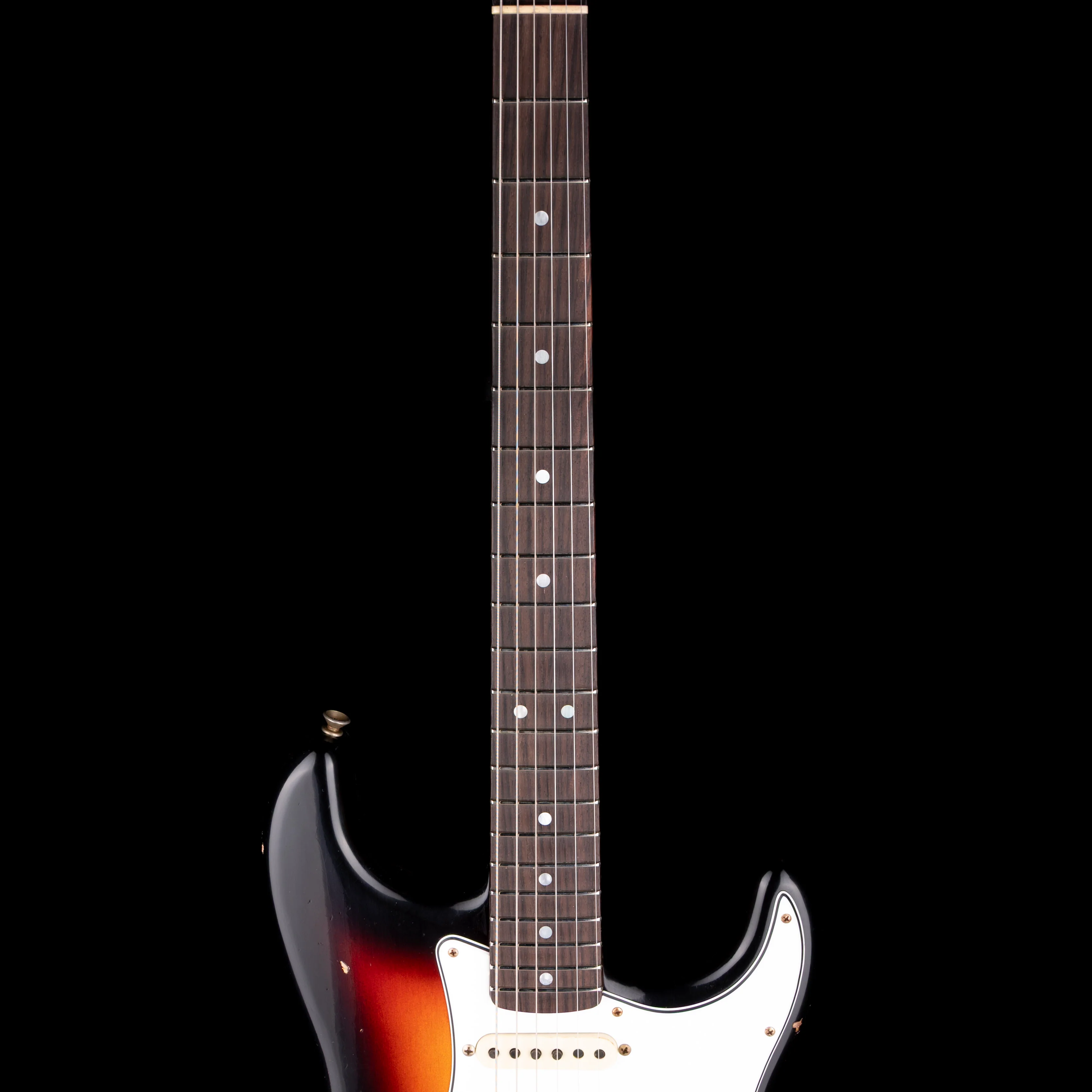 Fender Custom Shop 1964 Stratocaster Relic Faded Aged 3-Tone Sunburst - Image 7