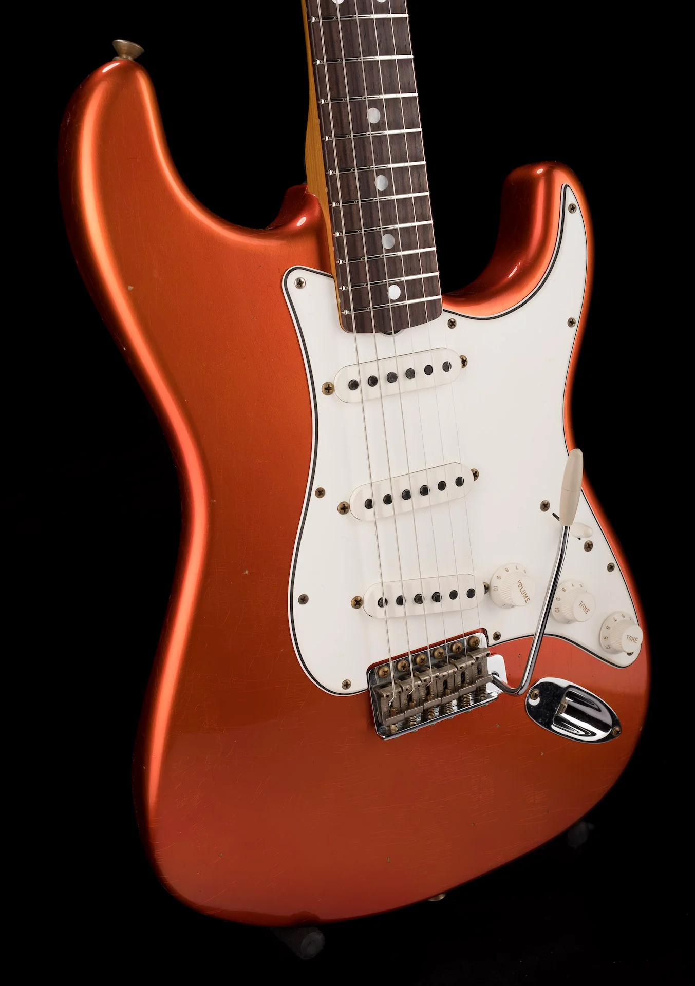 Fender Custom Shop '65 Stratocaster Journeyman Relic Candy Tangerine Truetone Color Set - Image 11