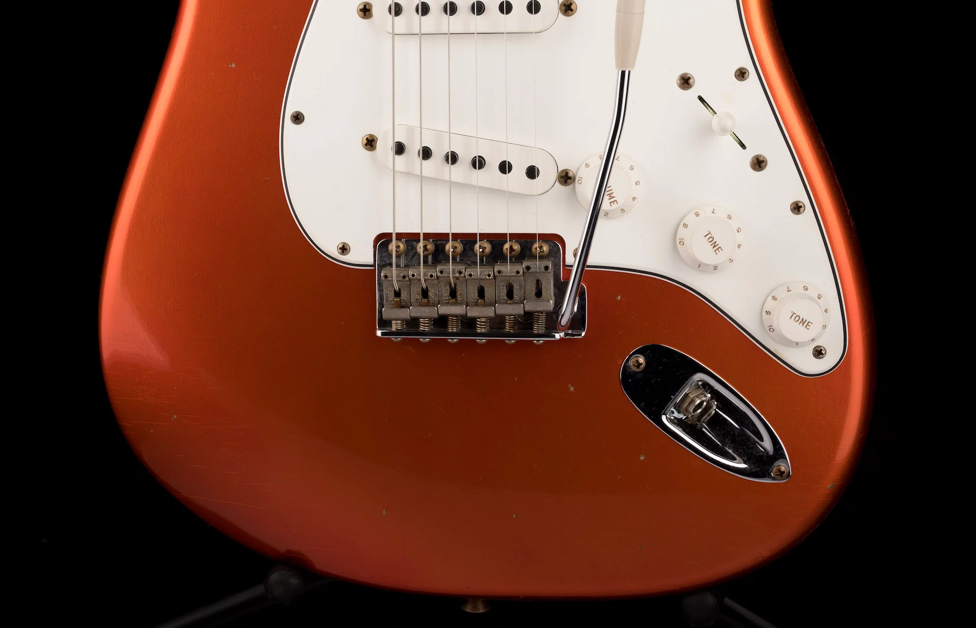 Fender Custom Shop '65 Stratocaster Journeyman Relic Candy Tangerine Truetone Color Set - Image 5