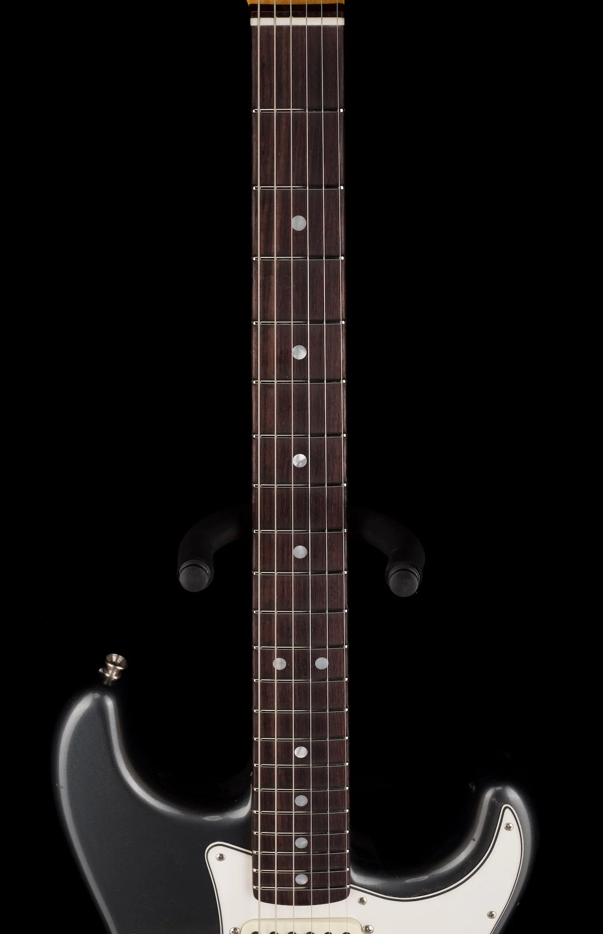 Fender Custom Shop 1965 Stratocaster Journeyman Relic Aged Charcoal Frost Metallic - Image 10