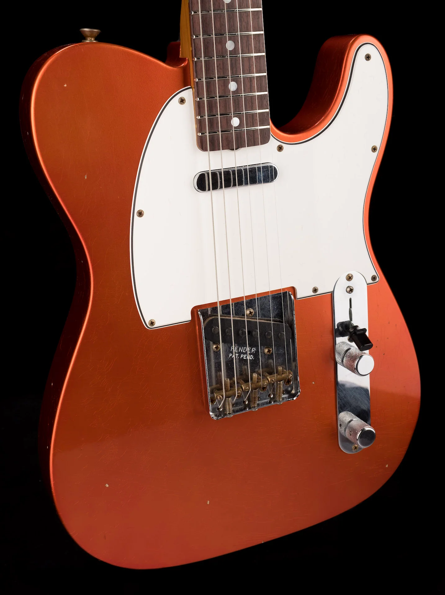 Fender Custom Shop '65 Telecaster Journeyman Relic Candy Tangerine Truetone Color Set - Image 10