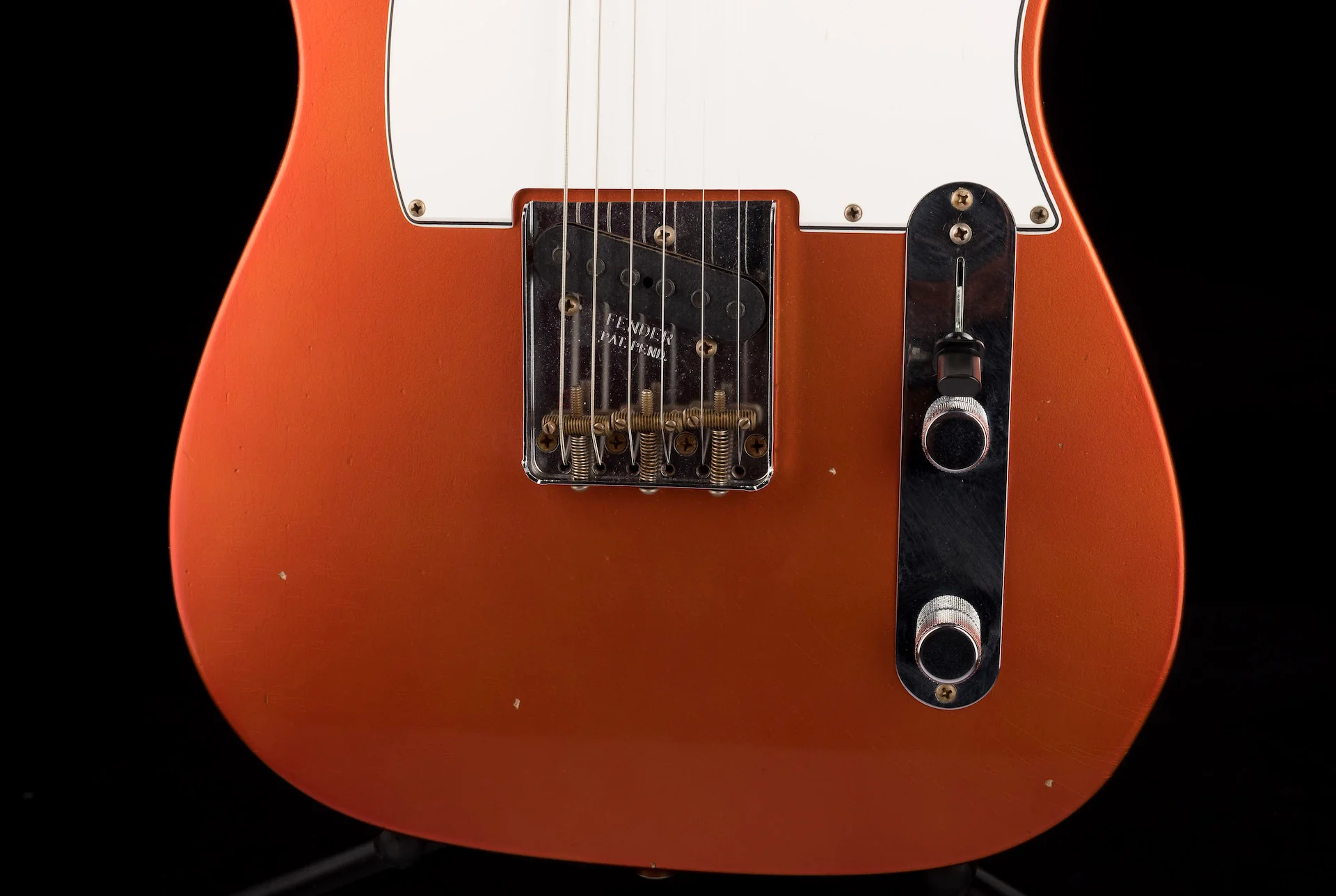 Fender Custom Shop '65 Telecaster Journeyman Relic Candy Tangerine Truetone Color Set - Image 5