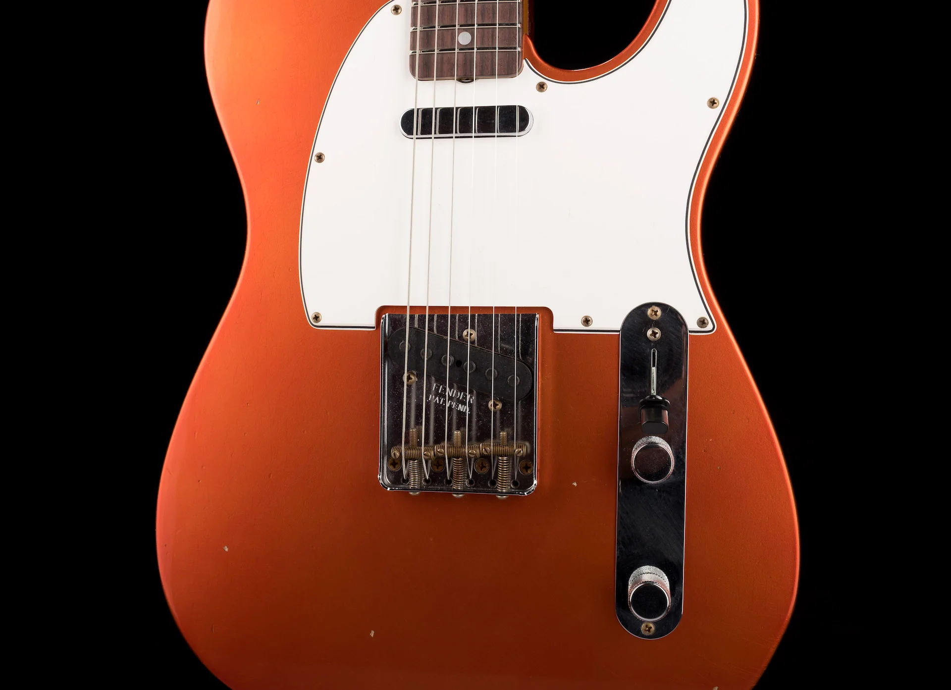 Fender Custom Shop '65 Telecaster Journeyman Relic Candy Tangerine Truetone Color Set - Image 6