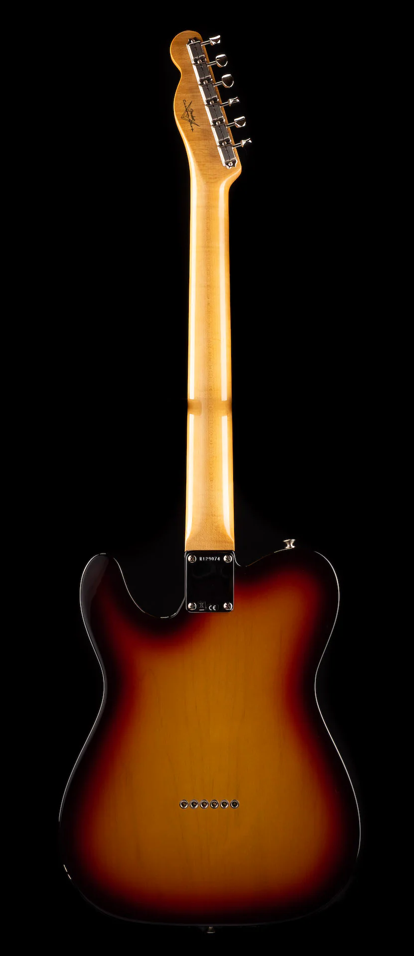 Fender Custom Shop 1965 Telecaster NOS Target 3-Tone Sunburst With Case - Image 3