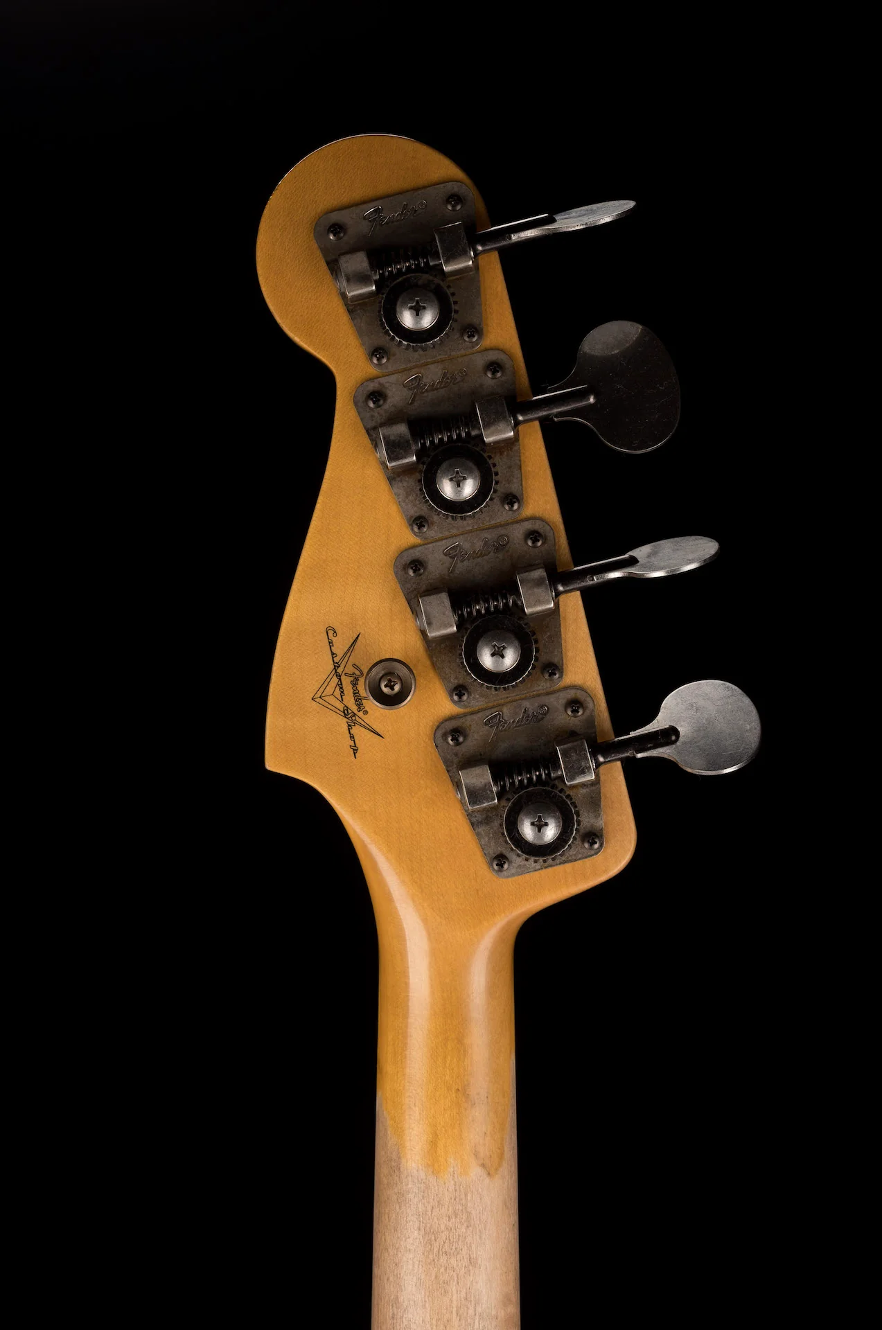 Fender Custom Shop 1966 Jazz Bass Journeyman Relic Black With Case - Image 15
