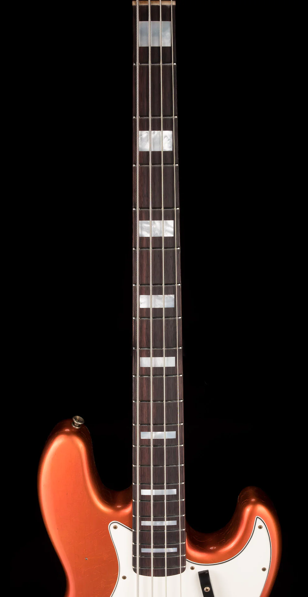 Fender Custom Shop 1966 Jazz Bass Journeyman Relic Candy Tangerine - Truetone Color Set - Image 10