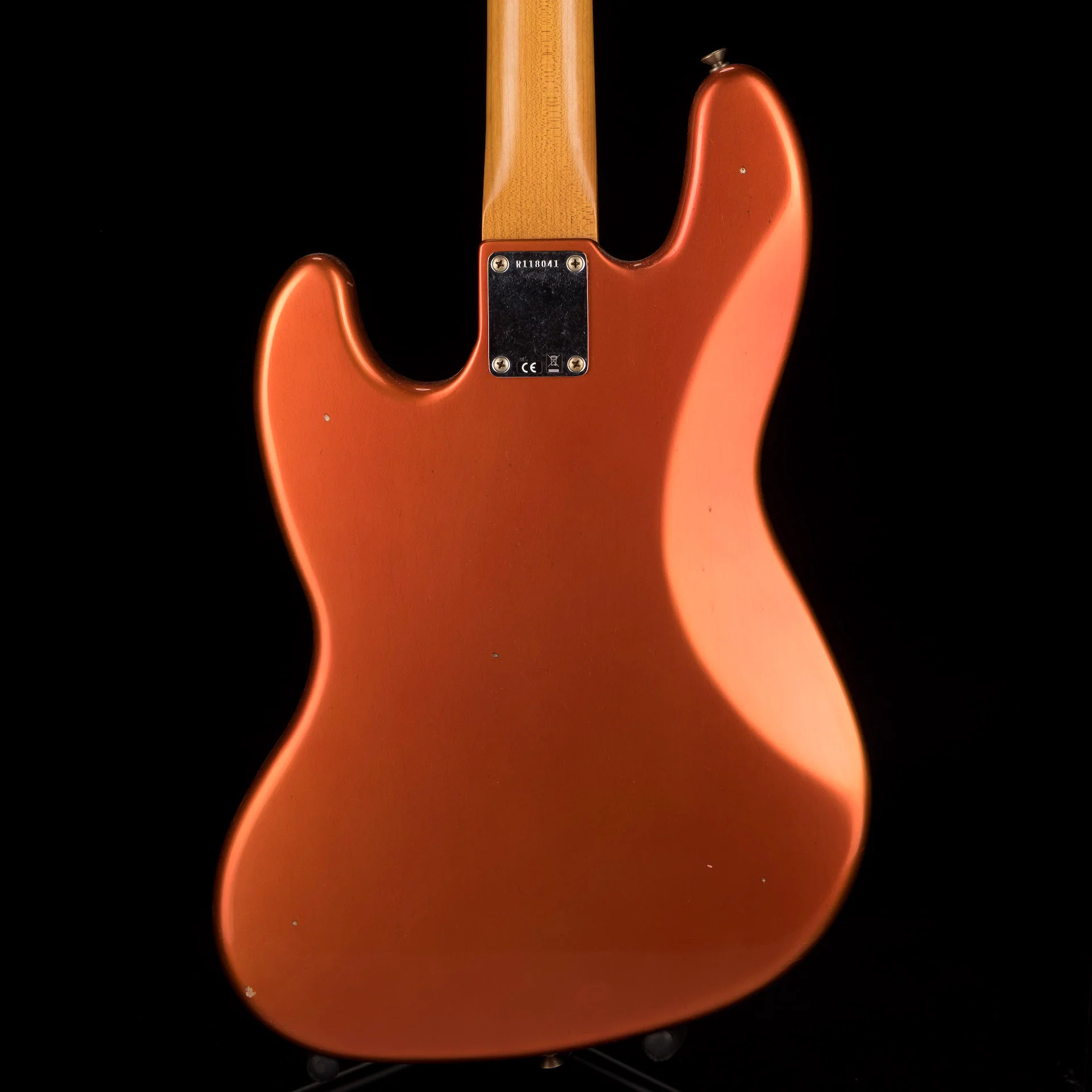 Fender Custom Shop 1966 Jazz Bass Journeyman Relic Candy Tangerine - Truetone Color Set - Image 12