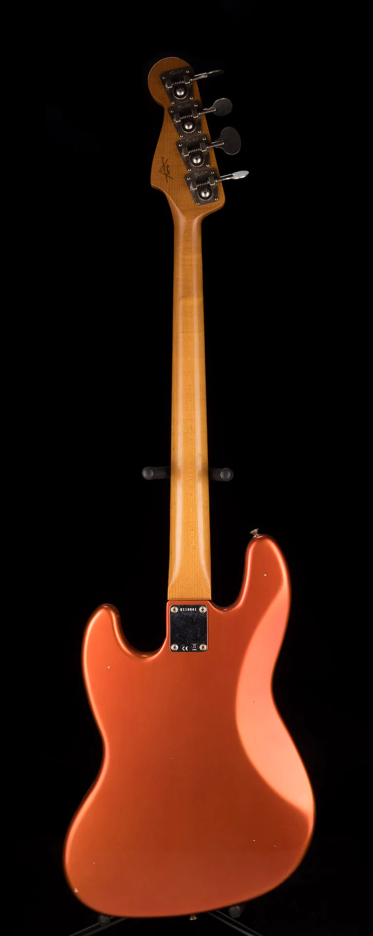 Fender Custom Shop 1966 Jazz Bass Journeyman Relic Candy Tangerine - Truetone Color Set - Image 13