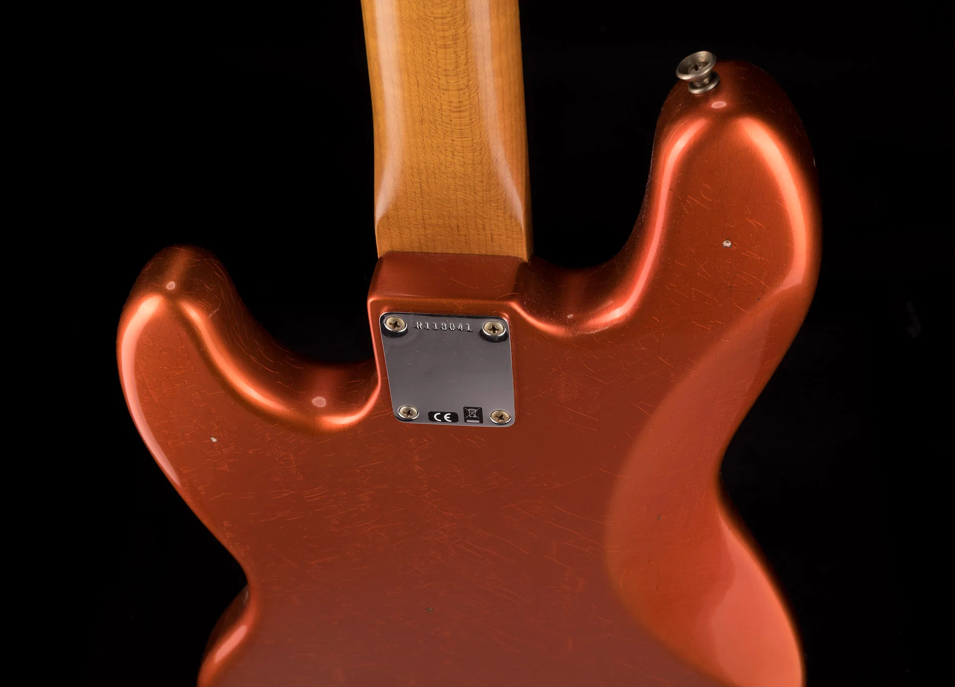 Fender Custom Shop 1966 Jazz Bass Journeyman Relic Candy Tangerine - Truetone Color Set - Image 14