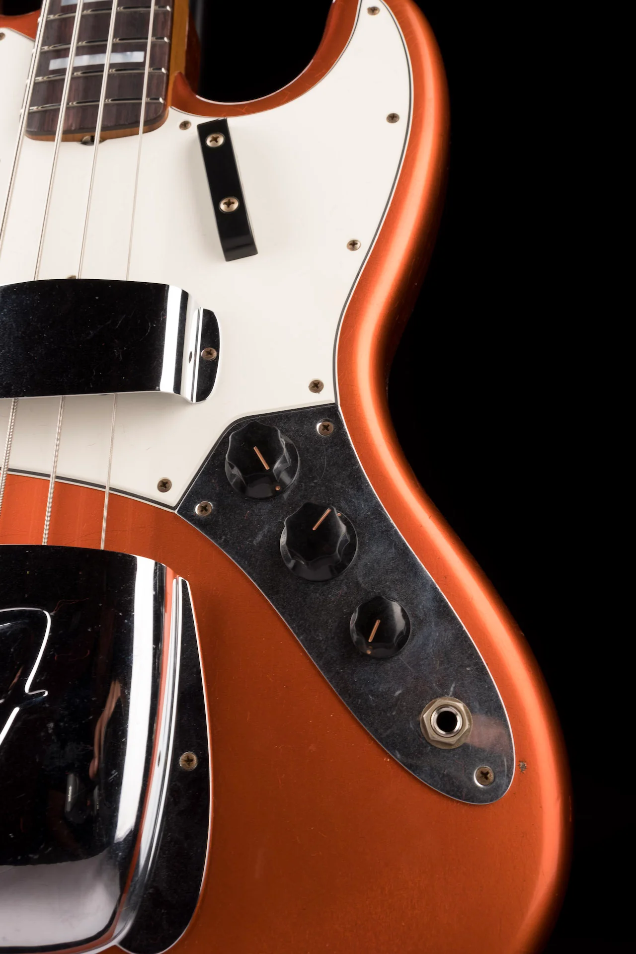 Fender Custom Shop 1966 Jazz Bass Journeyman Relic Candy Tangerine - Truetone Color Set - Image 7