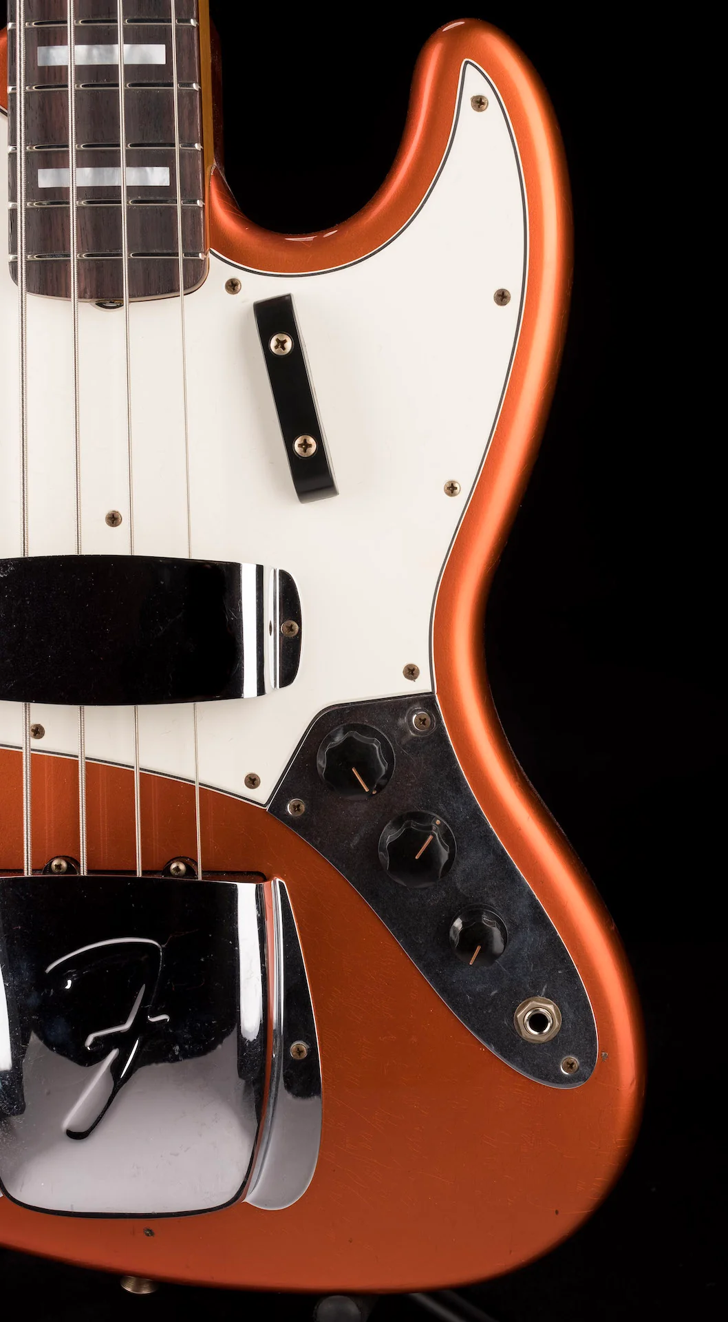 Fender Custom Shop 1966 Jazz Bass Journeyman Relic Candy Tangerine - Truetone Color Set - Image 8