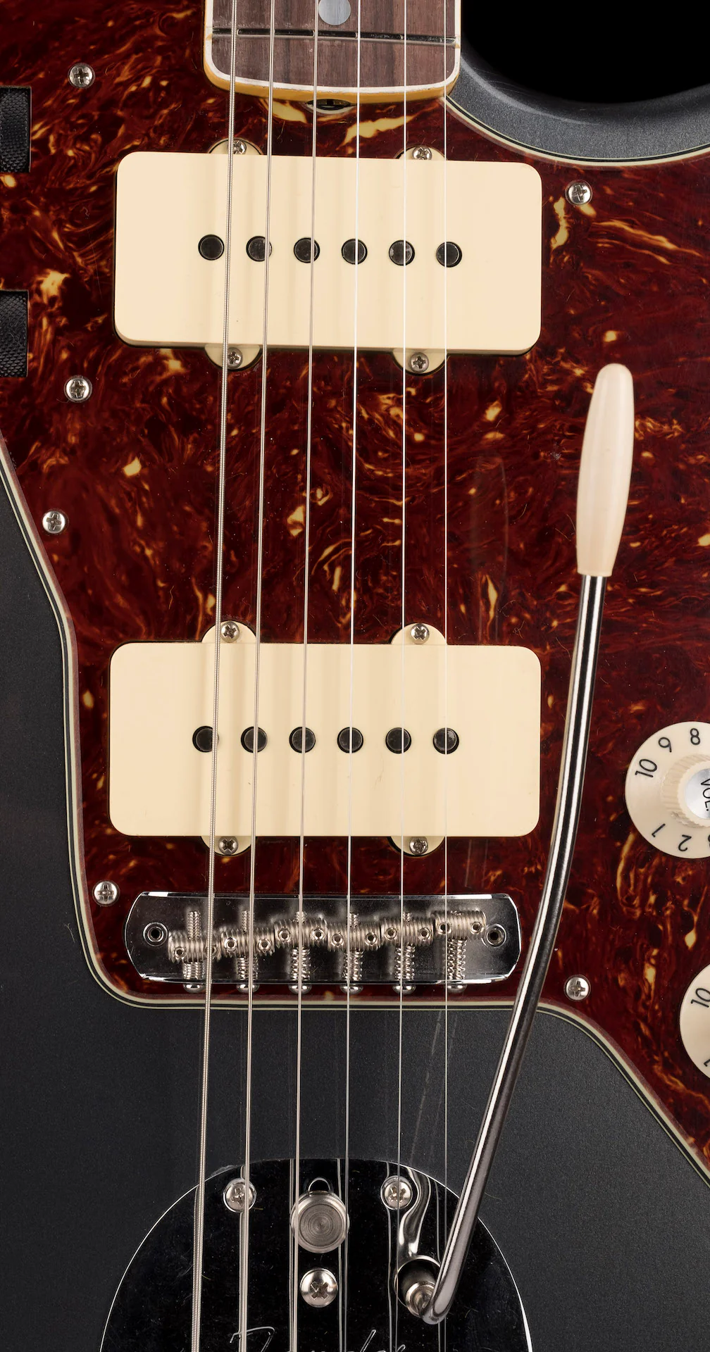 Fender Custom Shop 1966 Jazzmaster Deluxe Closet Classic Aged Charcoal Frost Metallic - Image 7