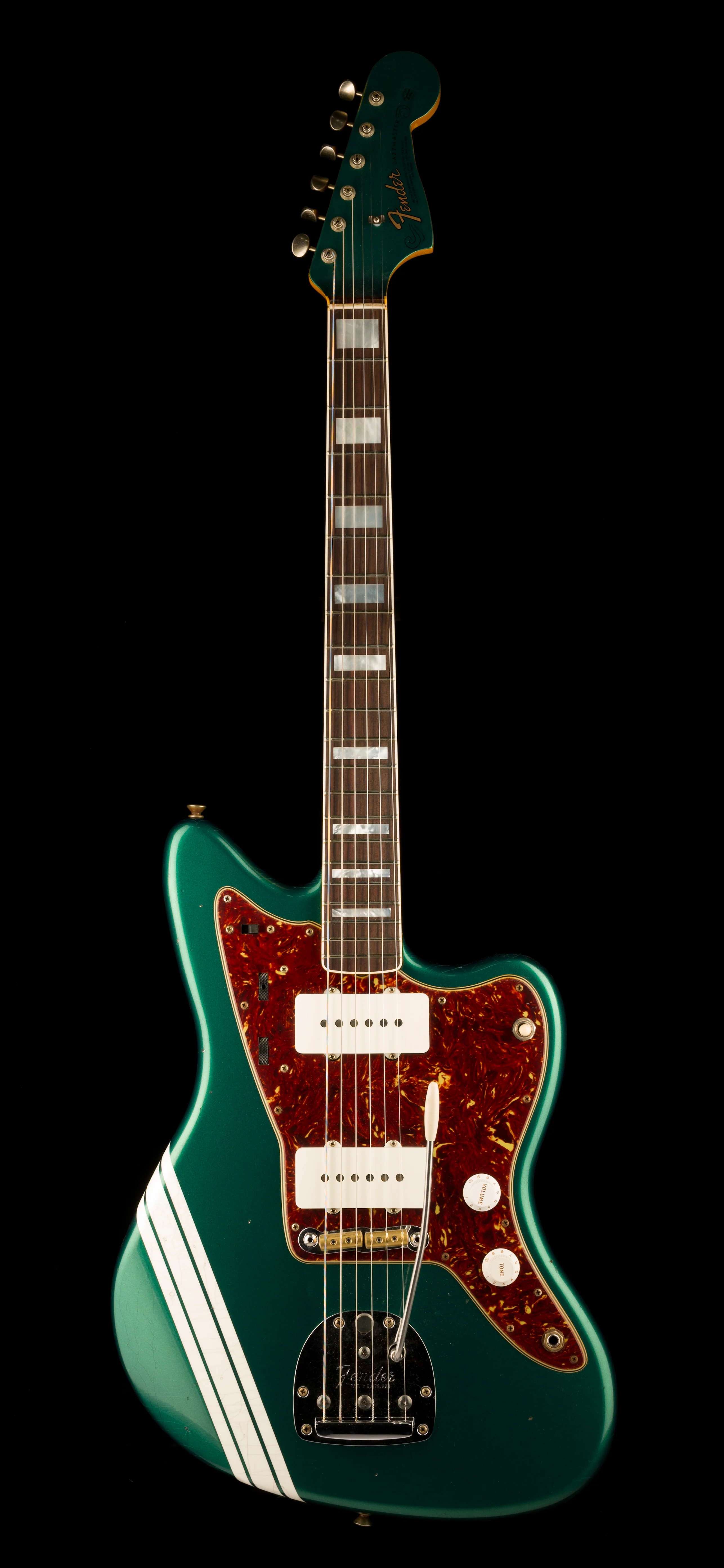 Fender Custom Shop 1966 Jazzmaster Journeyman Relic British Racing Green - Image 2
