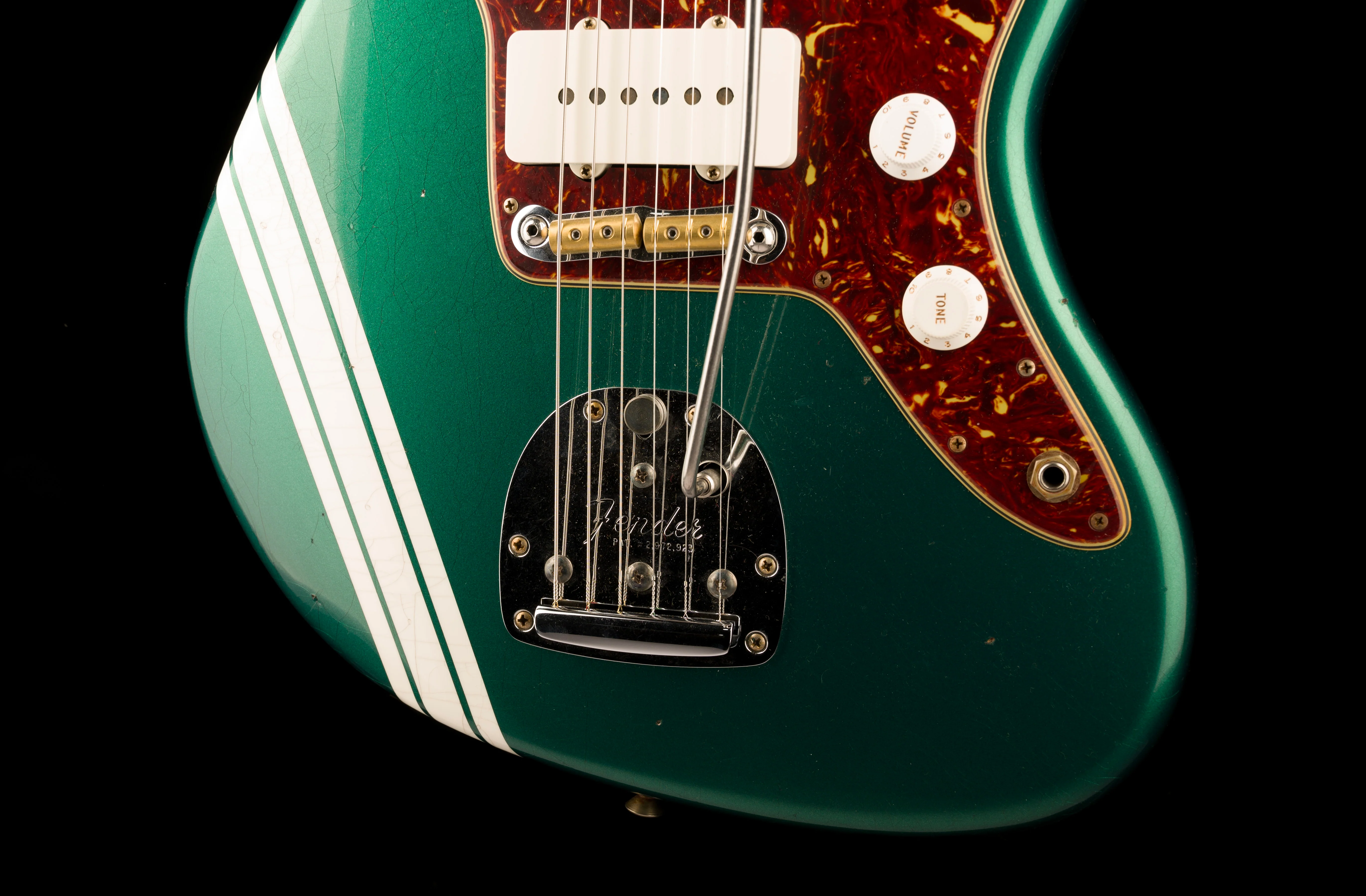 Fender Custom Shop 1966 Jazzmaster Journeyman Relic British Racing Green - Image 5
