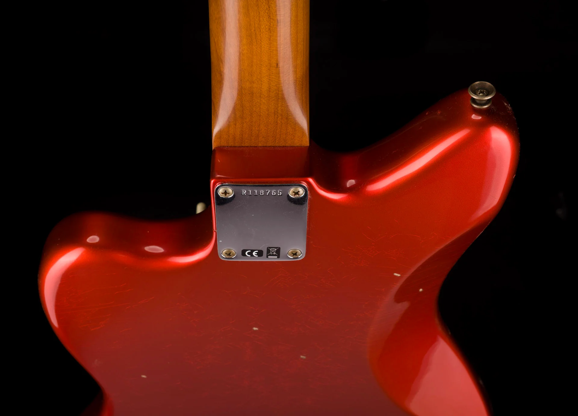 Fender Custom Shop 1966 Jazzmaster Journeyman Relic Candy Tangerine - Truetone Color Set - Image 17