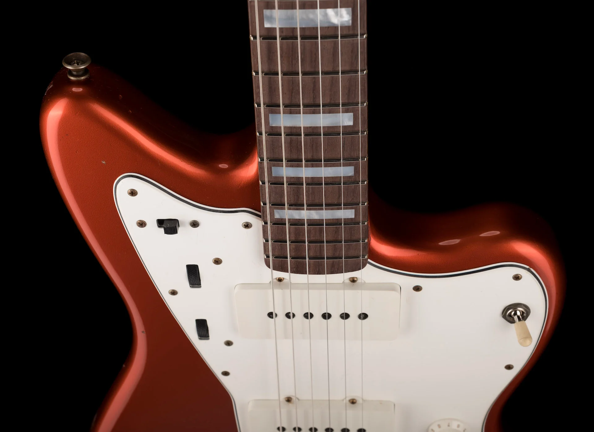 Fender Custom Shop 1966 Jazzmaster Journeyman Relic Candy Tangerine - Truetone Color Set - Image 3