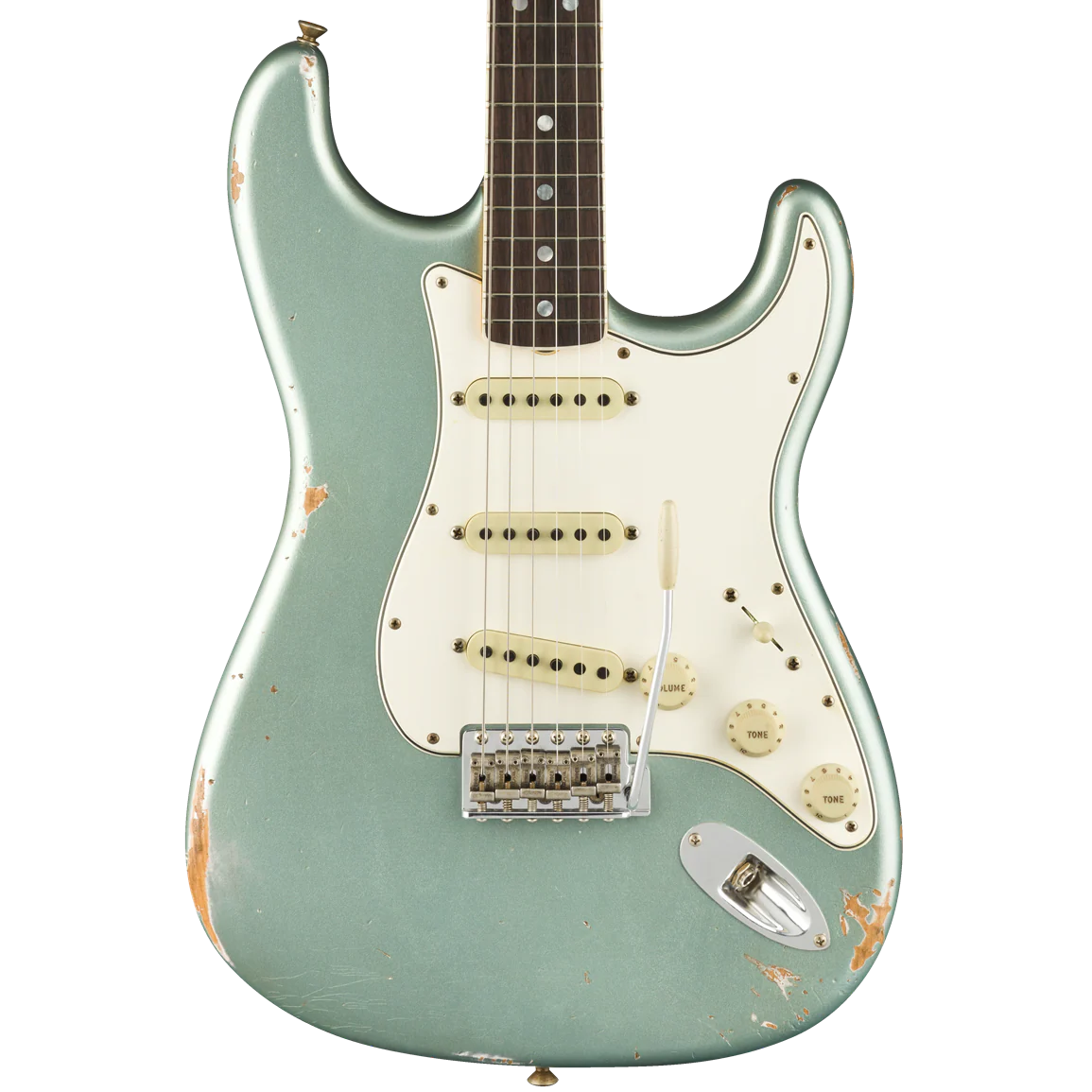 Fender Custom Shop 1967 Stratocaster Relic Aged Firemist Silver Electric Guitar