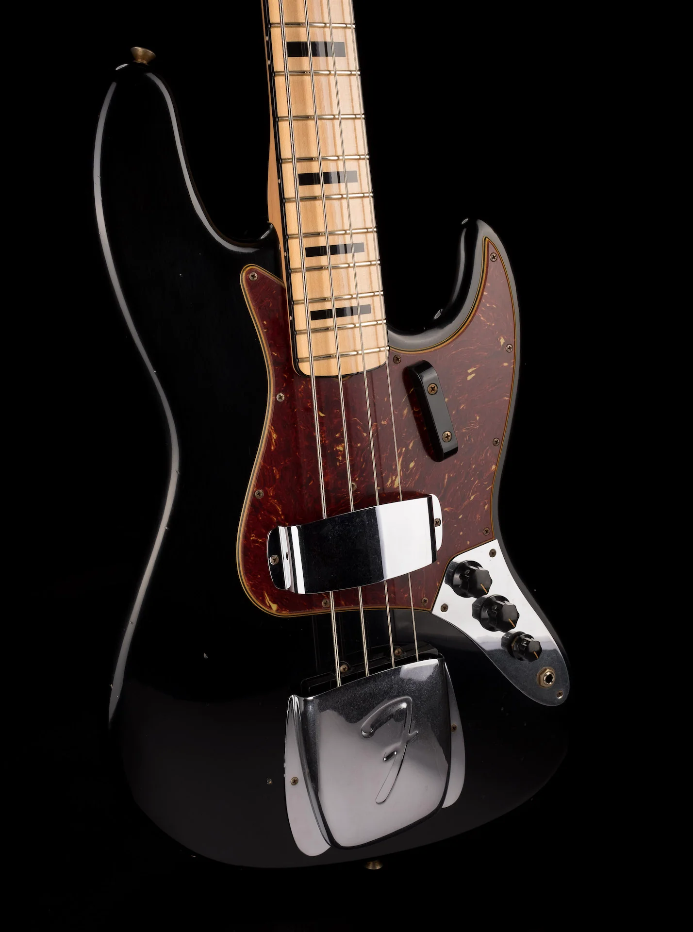 Fender Custom Shop 1968 Jazz Bass Journeyman Relic Aged Black With Case - Image 10