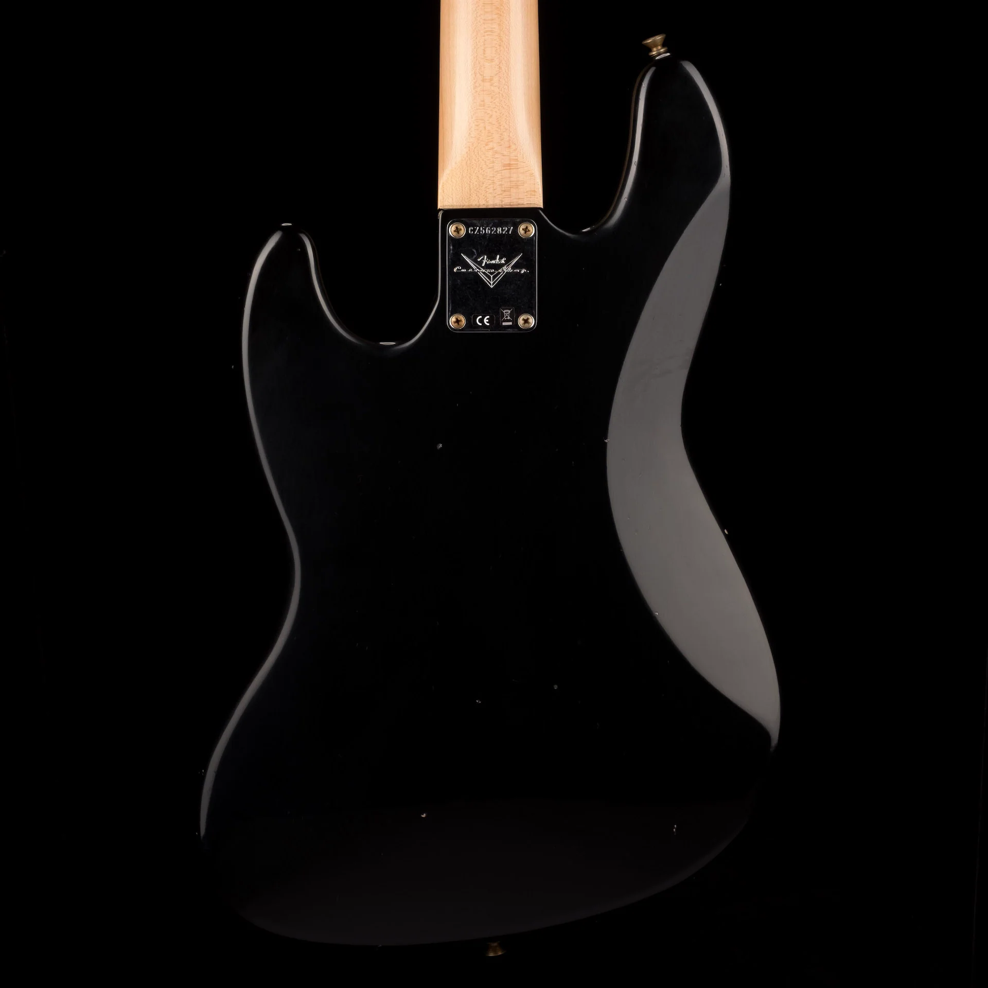Fender Custom Shop 1968 Jazz Bass Journeyman Relic Aged Black With Case - Image 14