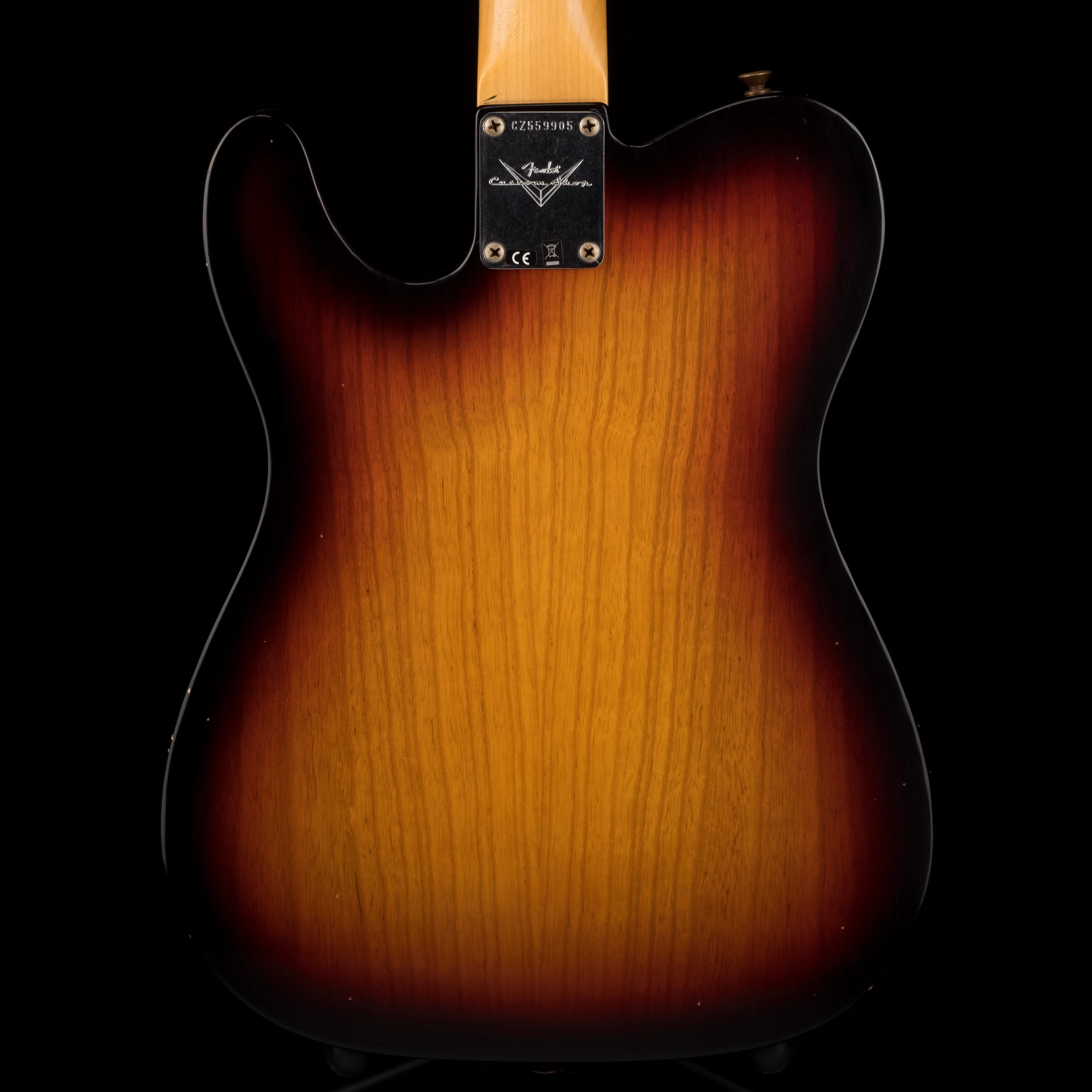 Fender Custom Shop 1968 Telecaster Thinline Journeyman Relic 3-Color Sunburst - Image 15