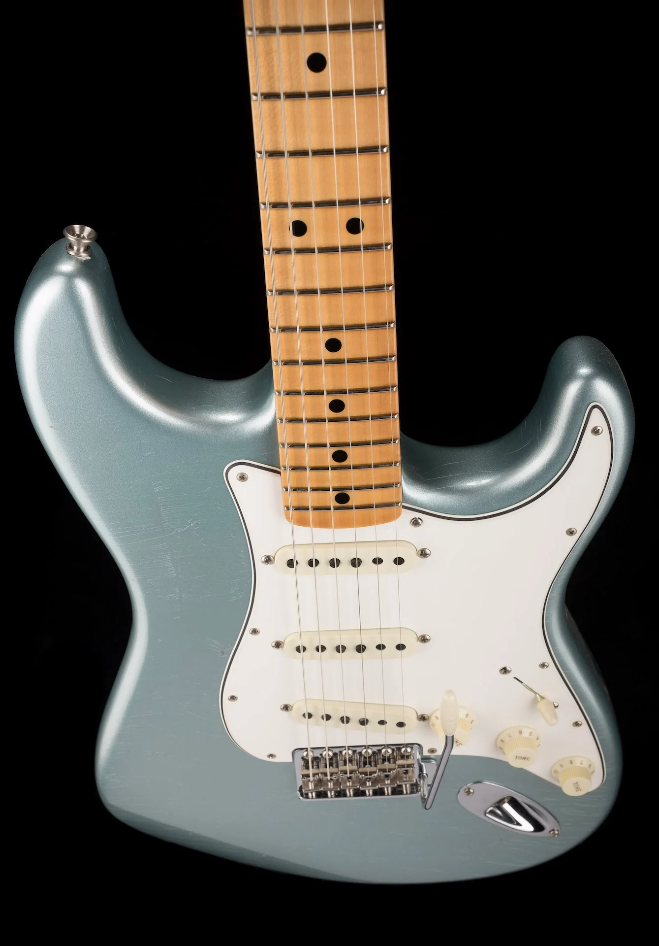 Fender Custom Shop '69 Stratocaster Journeyman Relic Aged Firemist Silver - Image 4