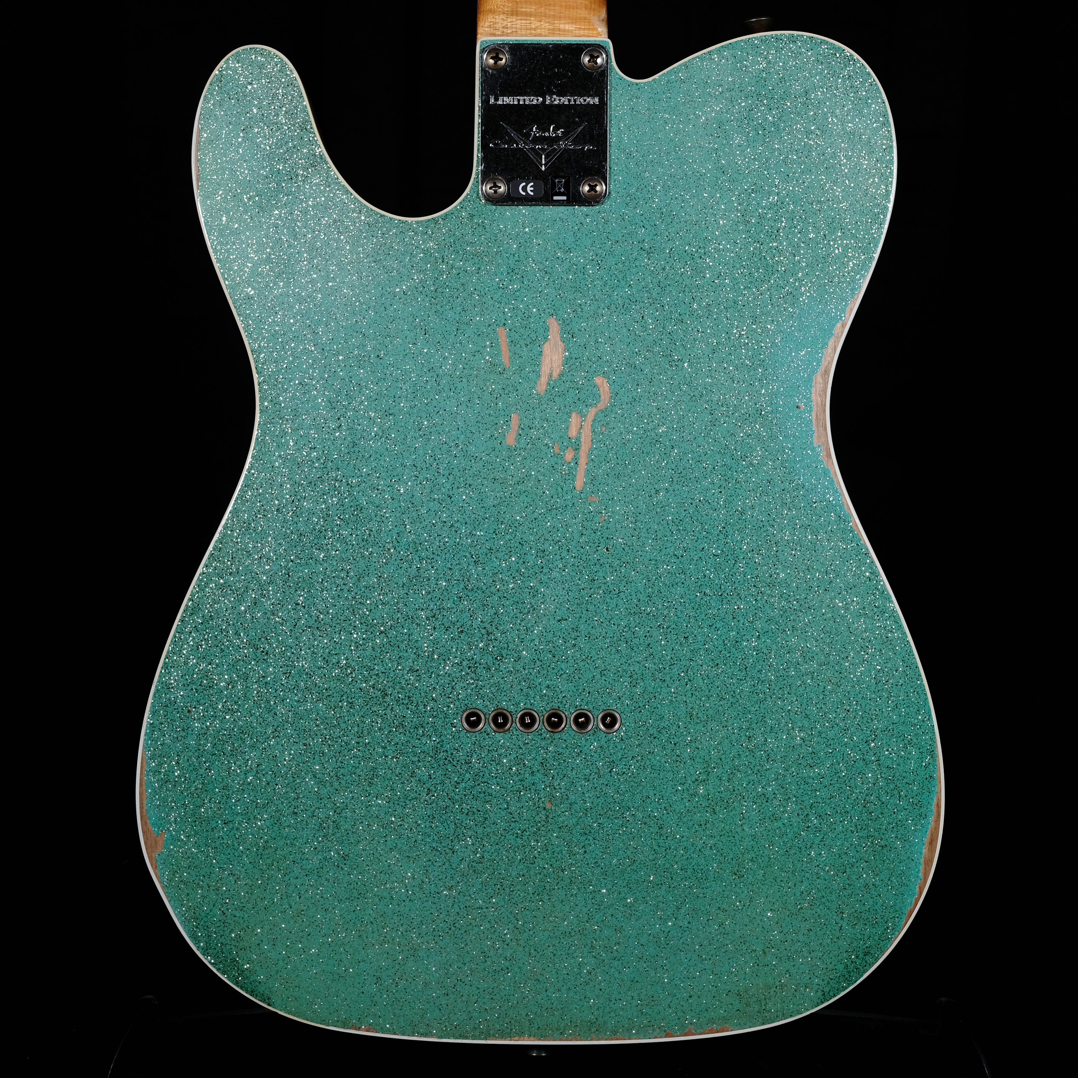Fender Custom Shop Limited Edition Telecaster Custom Relic Aged Seafoam Sparkle - Image 10