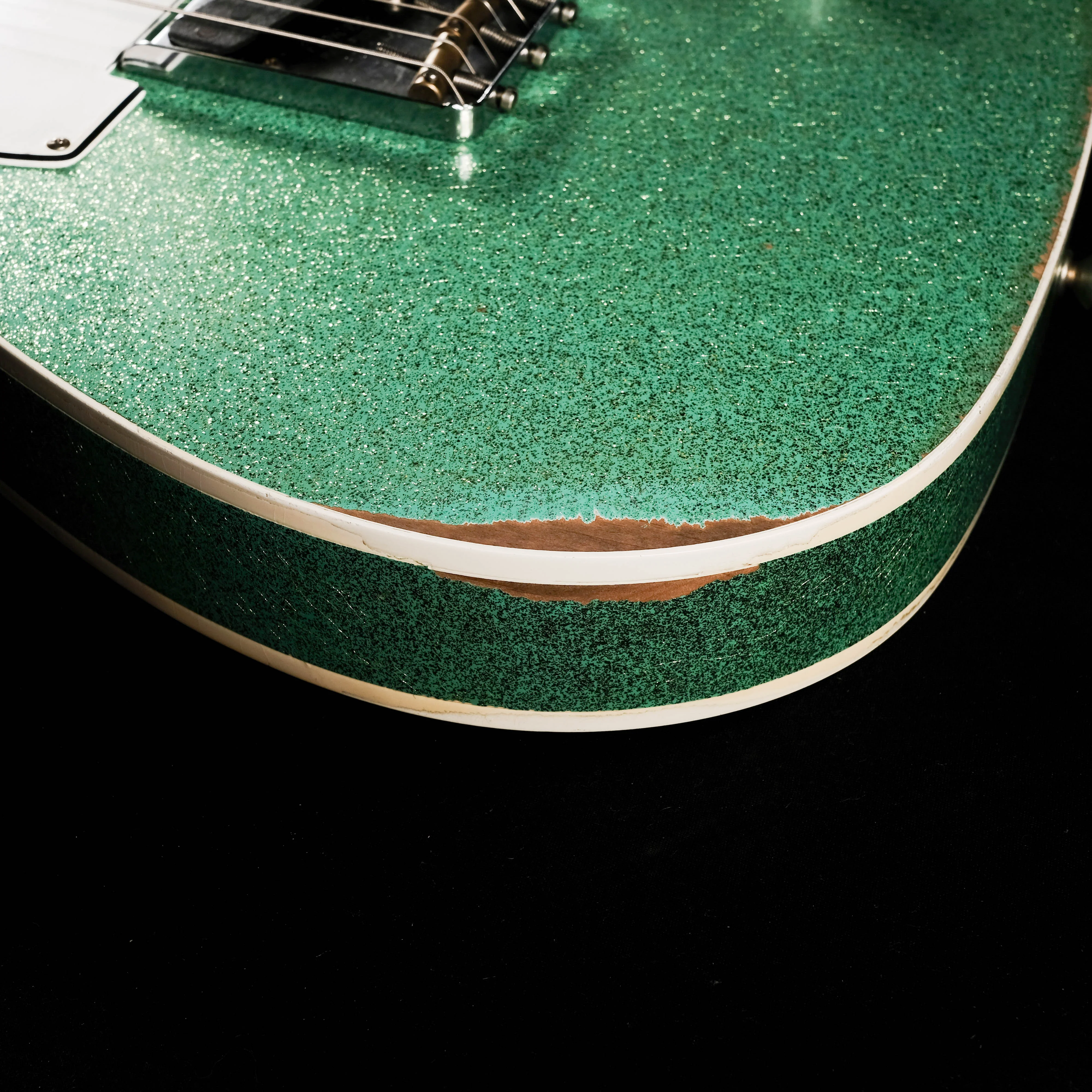 Fender Custom Shop Limited Edition Telecaster Custom Relic Aged Seafoam Sparkle - Image 8