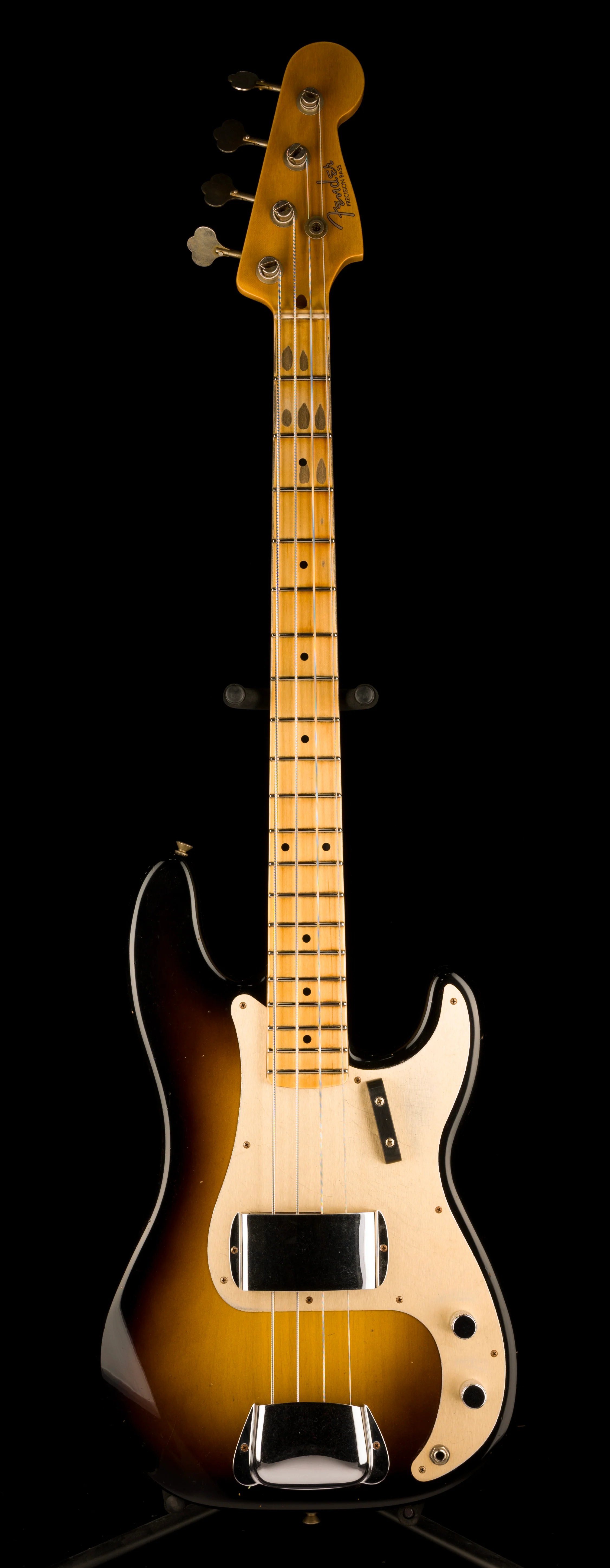 Fender Custom Shop '57 Precision Bass Journeyman Relic Wide-Fade 2 Tone Sunburst - Image 2
