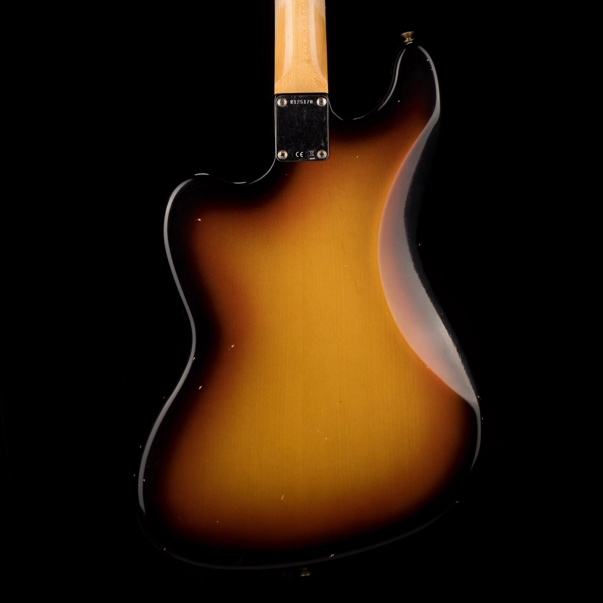 Fender Custom Shop 60's Bass VI Journeyman Relic Wide Fade 3-Tone Sunburst With Case - Image 12
