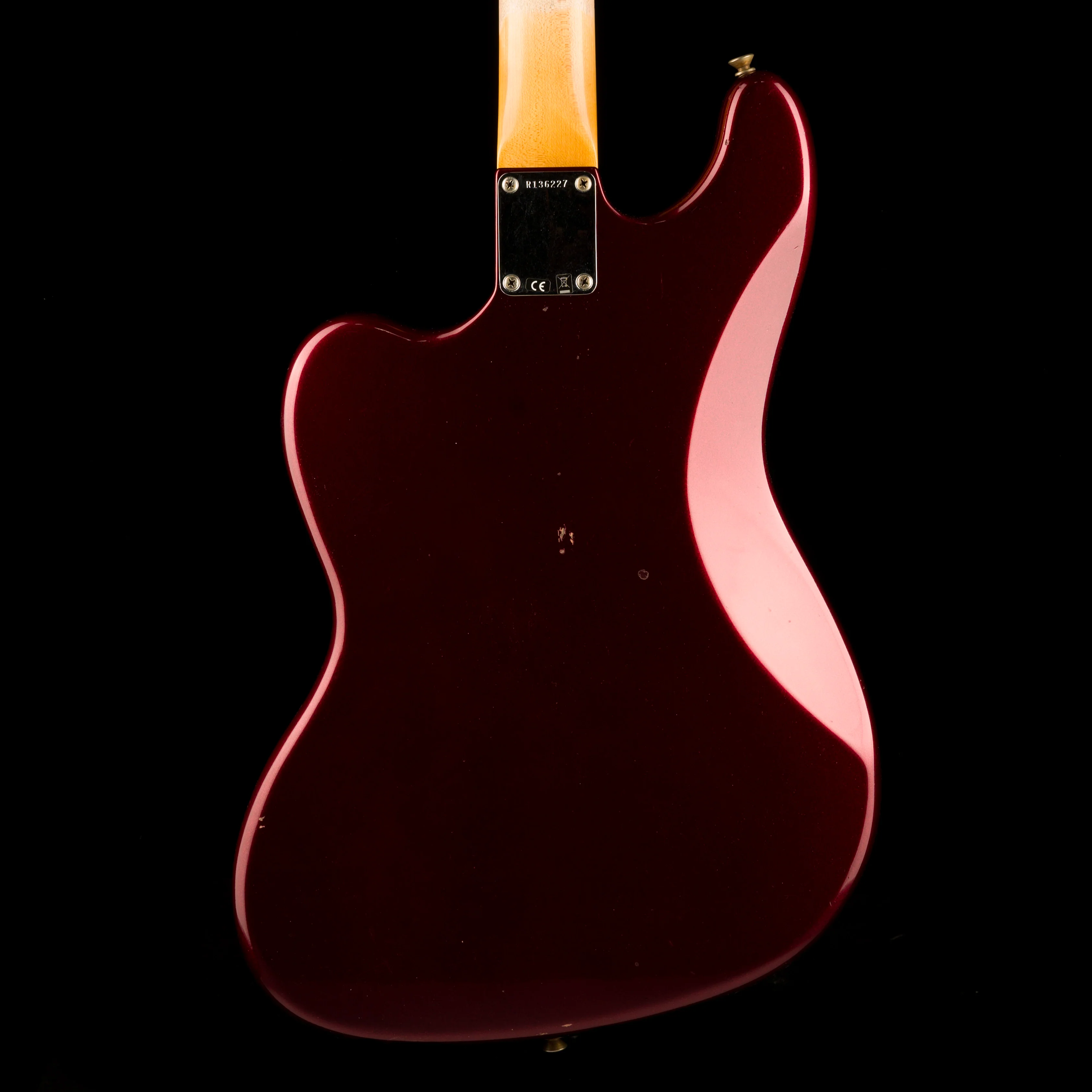 Fender Custom Shop  60's Bass VI Maple Journeyman Relic Oxblood - Image 12