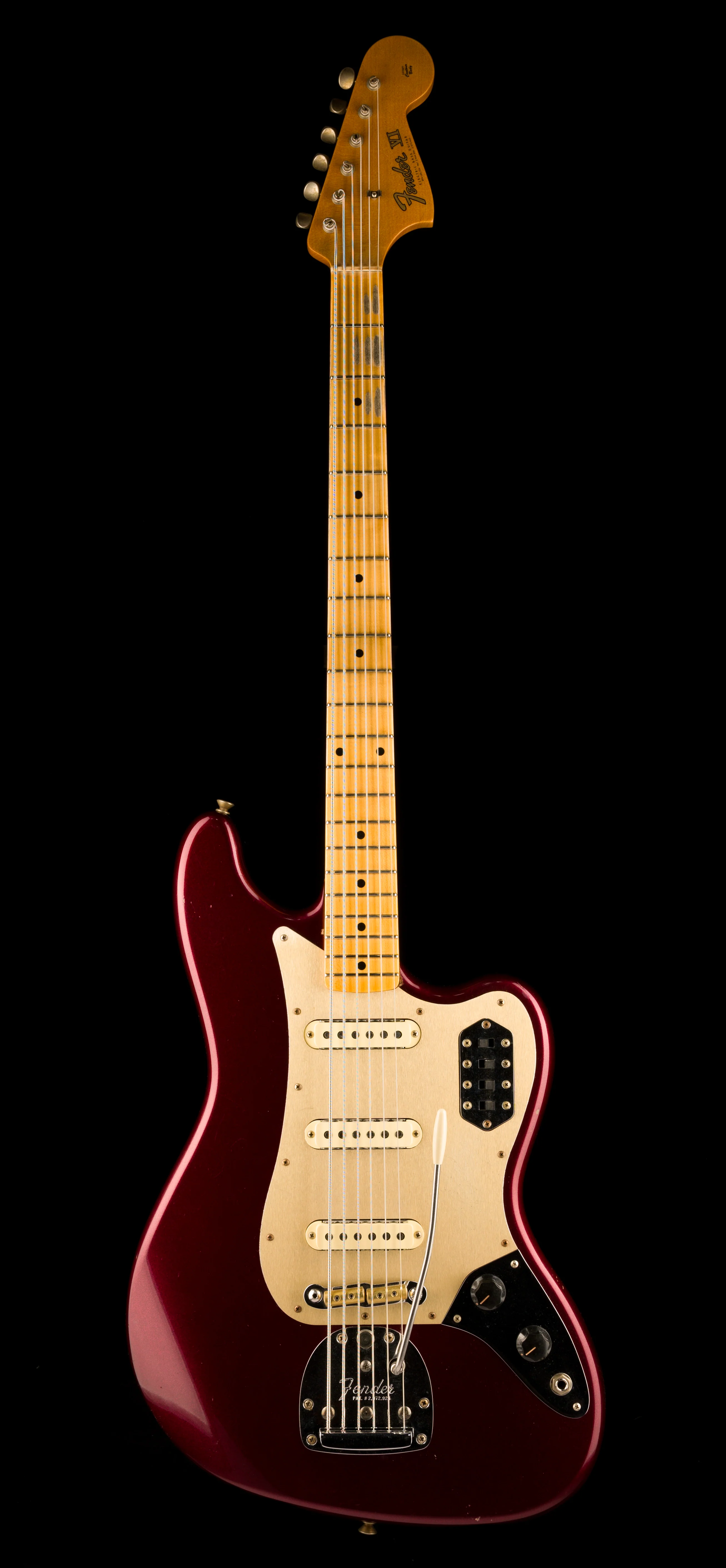 Fender Custom Shop  60's Bass VI Maple Journeyman Relic Oxblood - Image 2