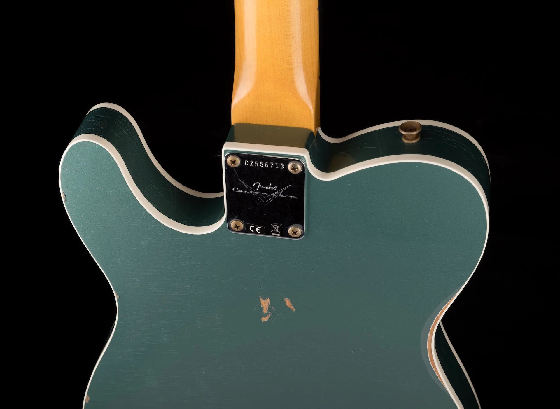Fender Custom Shop 1965 Telecaster Custom Relic Faded Aged Sherwood Green Metallic - Image 16