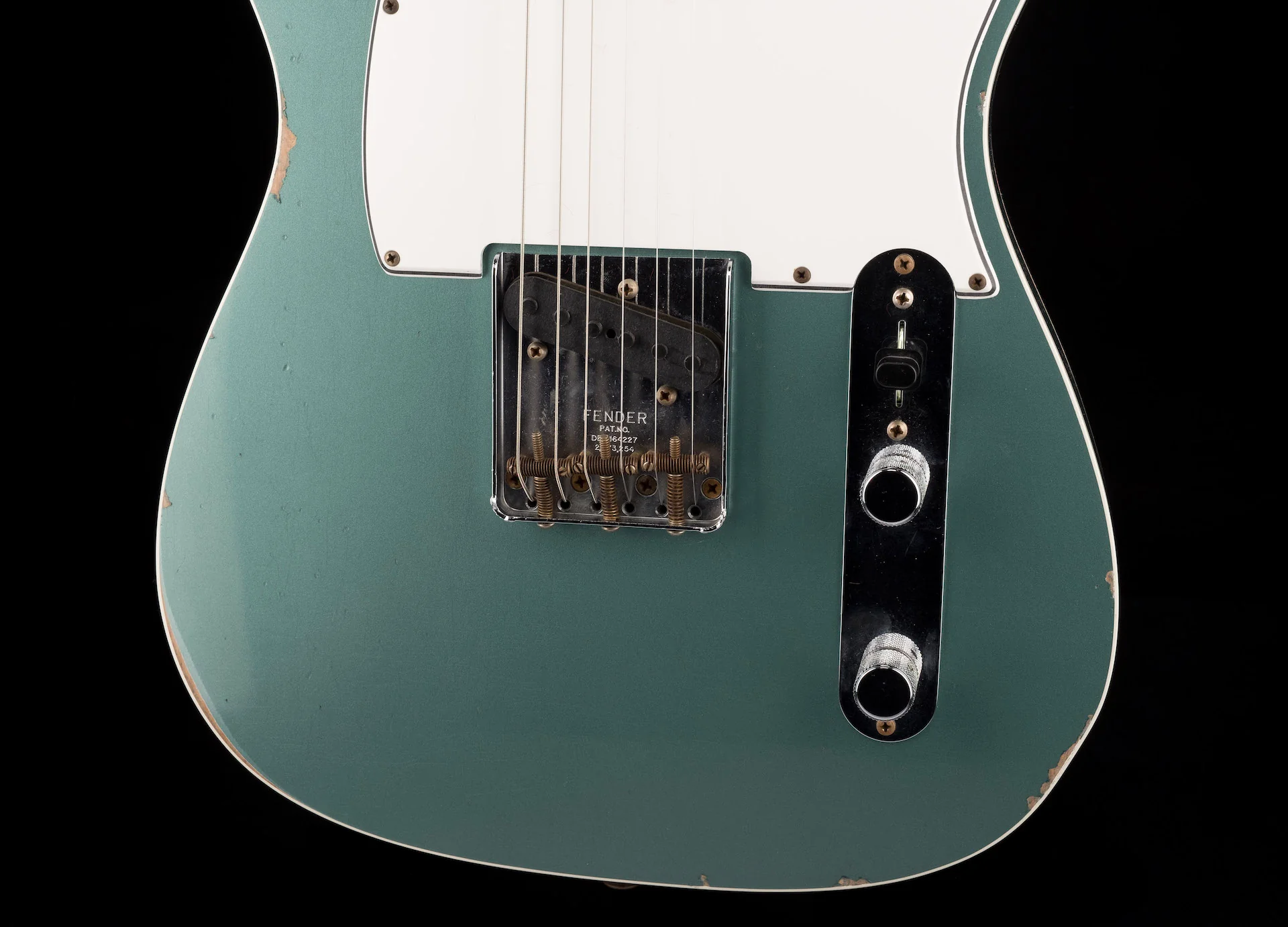 Fender Custom Shop 1965 Telecaster Custom Relic Faded Aged Sherwood Green Metallic - Image 5