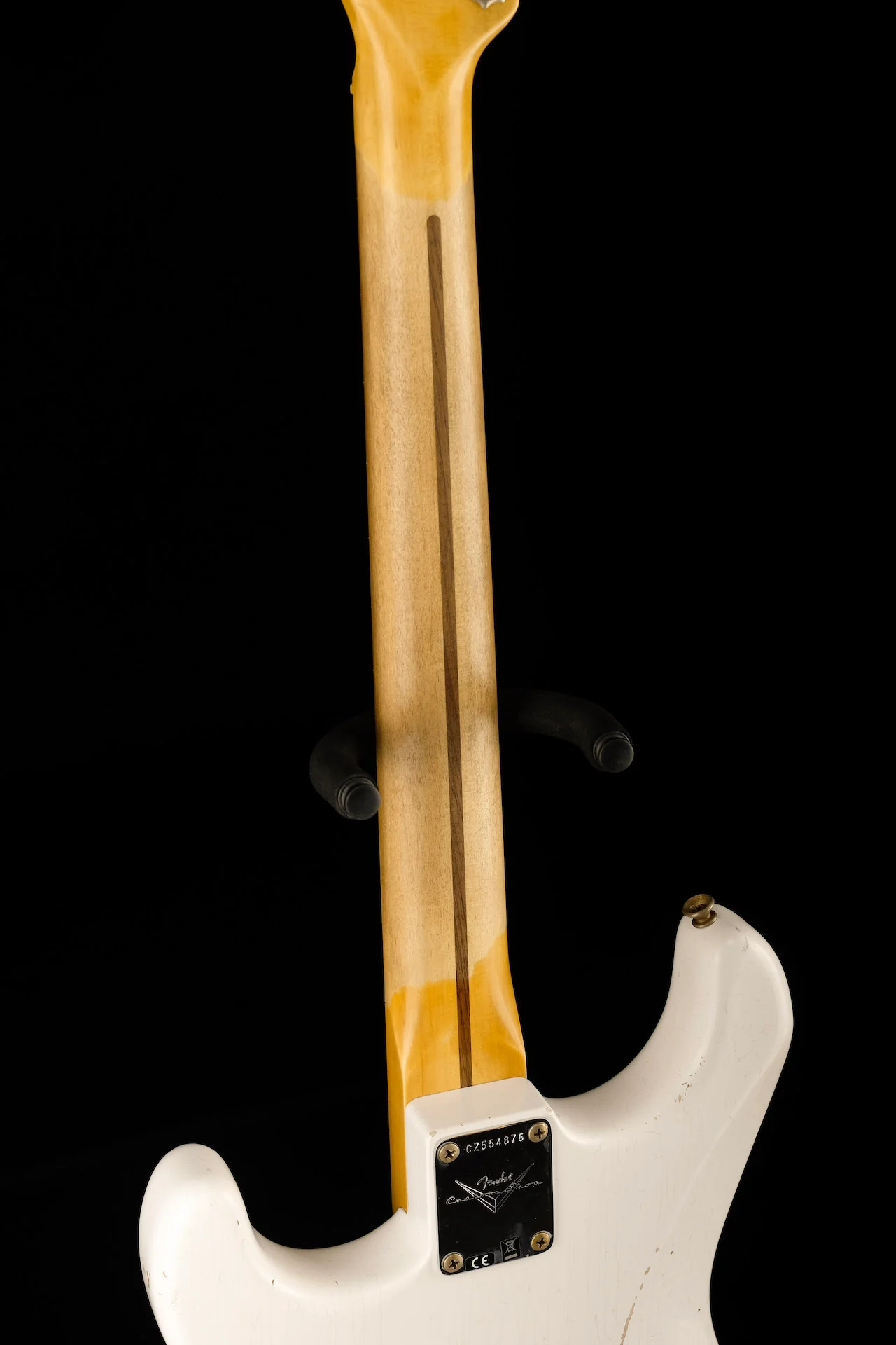 Fender Custom Shop Ancho Poblano Stratocaster Shattered Journeyman Relic Opaque White Blonde - Image 14