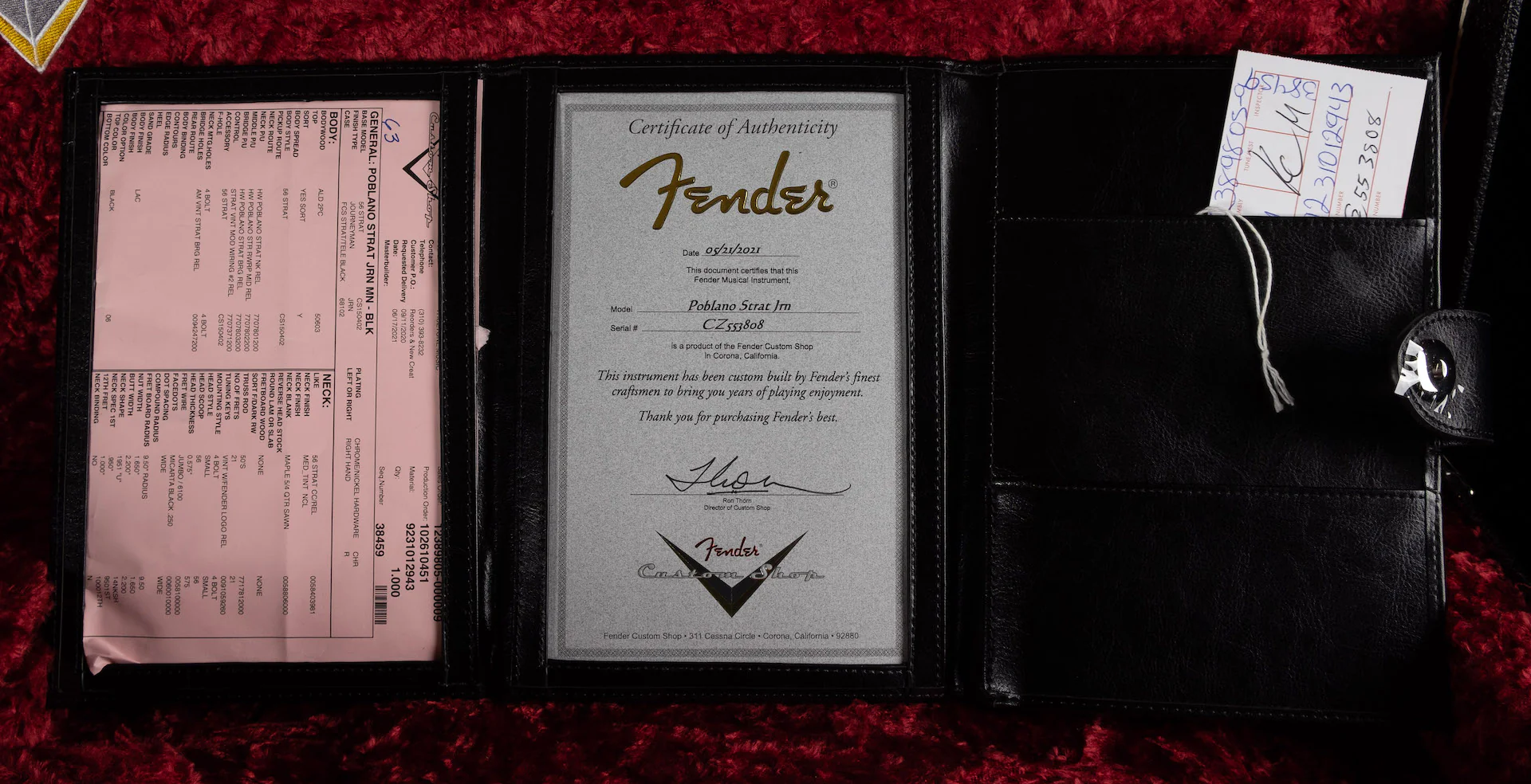Fender Custom Shop Ancho Poblano Stratocaster Journeyman Relic Black - Image 17