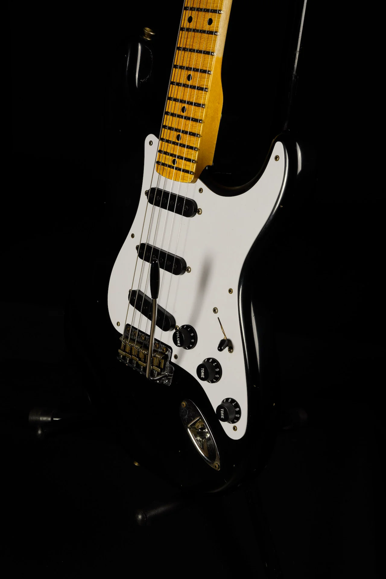 Fender Custom Shop Ancho Poblano Stratocaster Journeyman Relic Black - Image 3