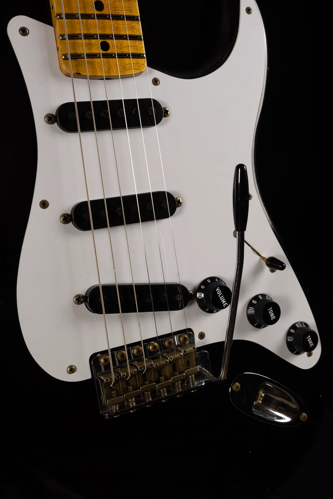 Fender Custom Shop Ancho Poblano Stratocaster Journeyman Relic Black - Image 6