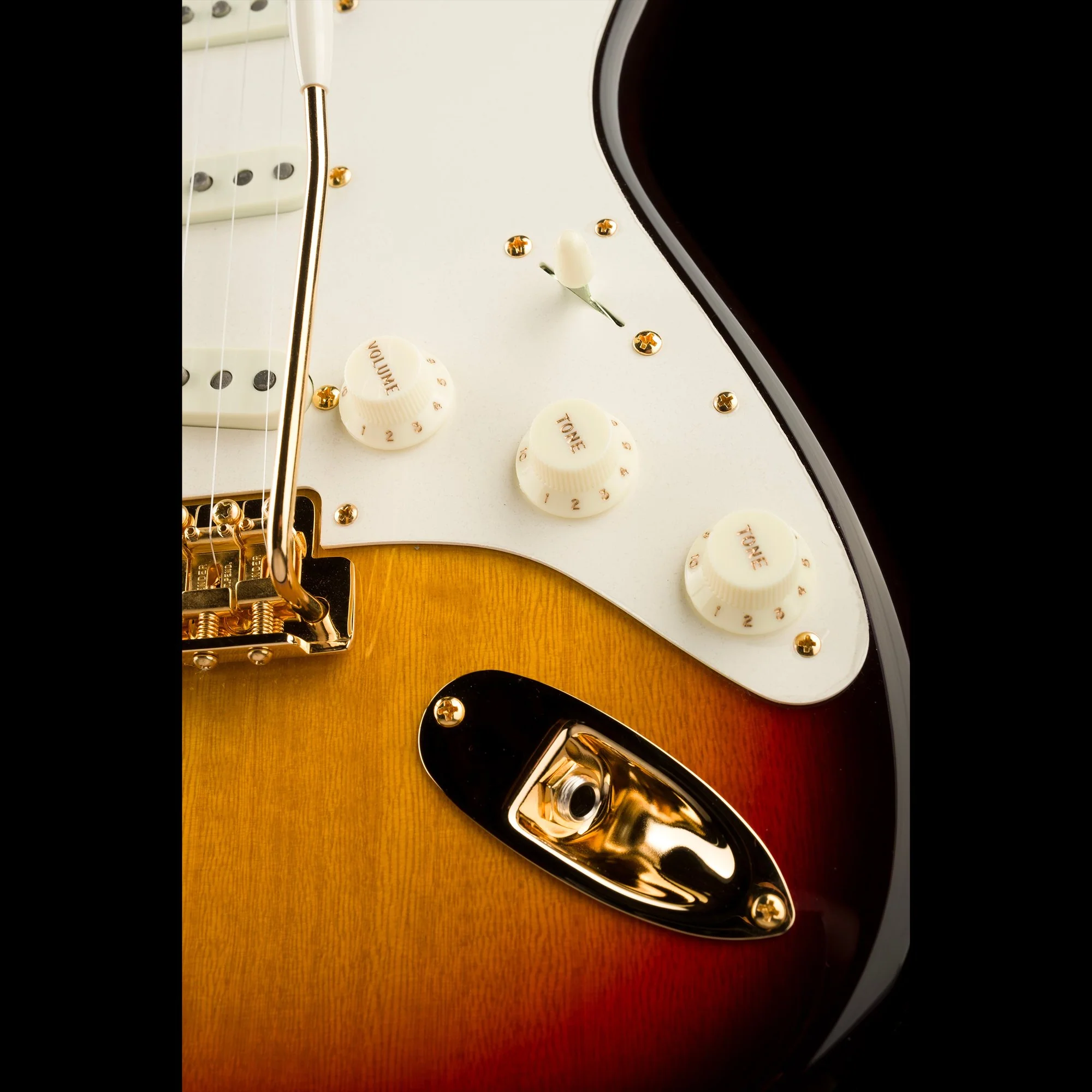Fender Custom Shop Artisan Korina Stratocaster Thinline NOS Chocolate 3-Tone Sunburst - Image 8