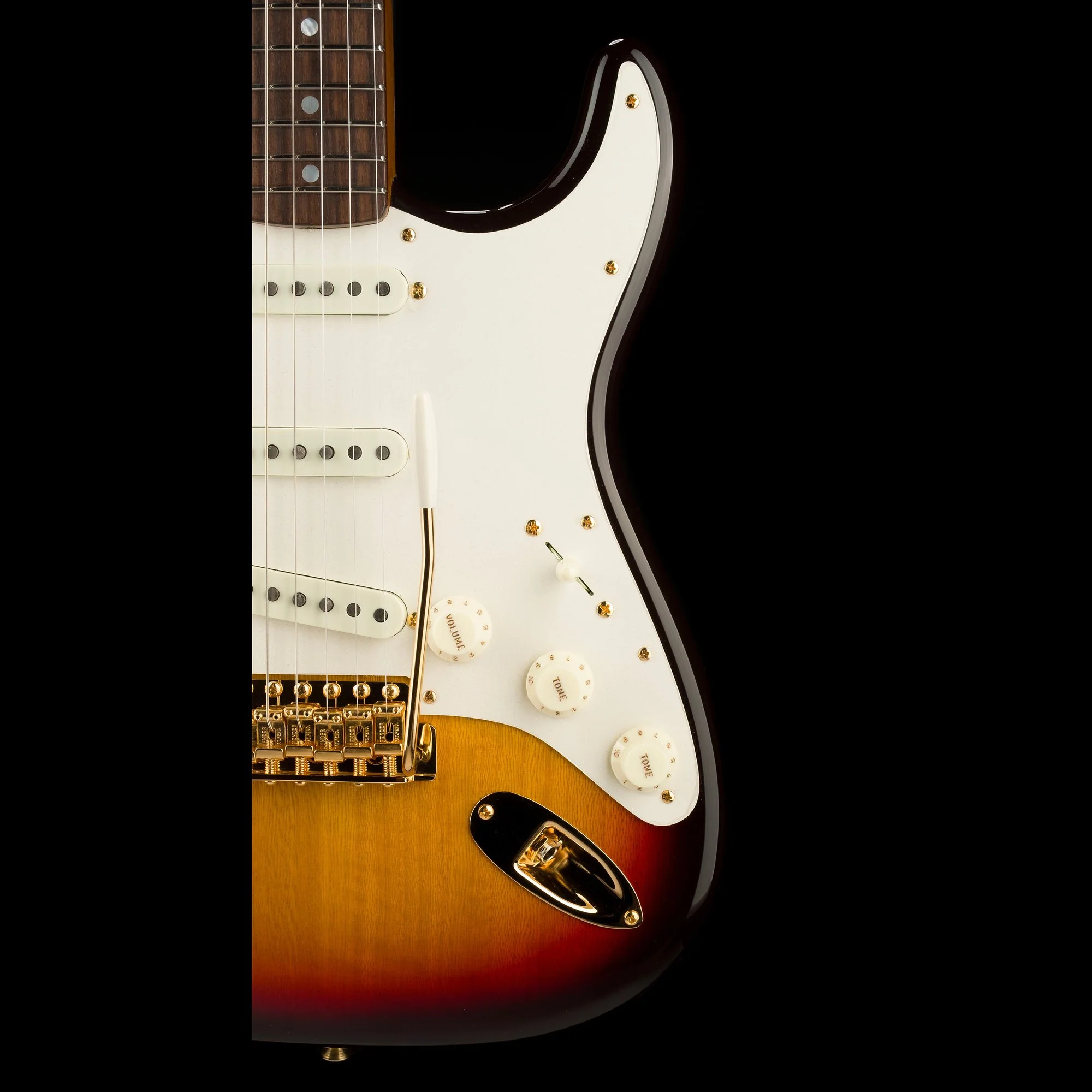 Fender Custom Shop Artisan Korina Stratocaster Thinline NOS Chocolate 3-Tone Sunburst - Image 9