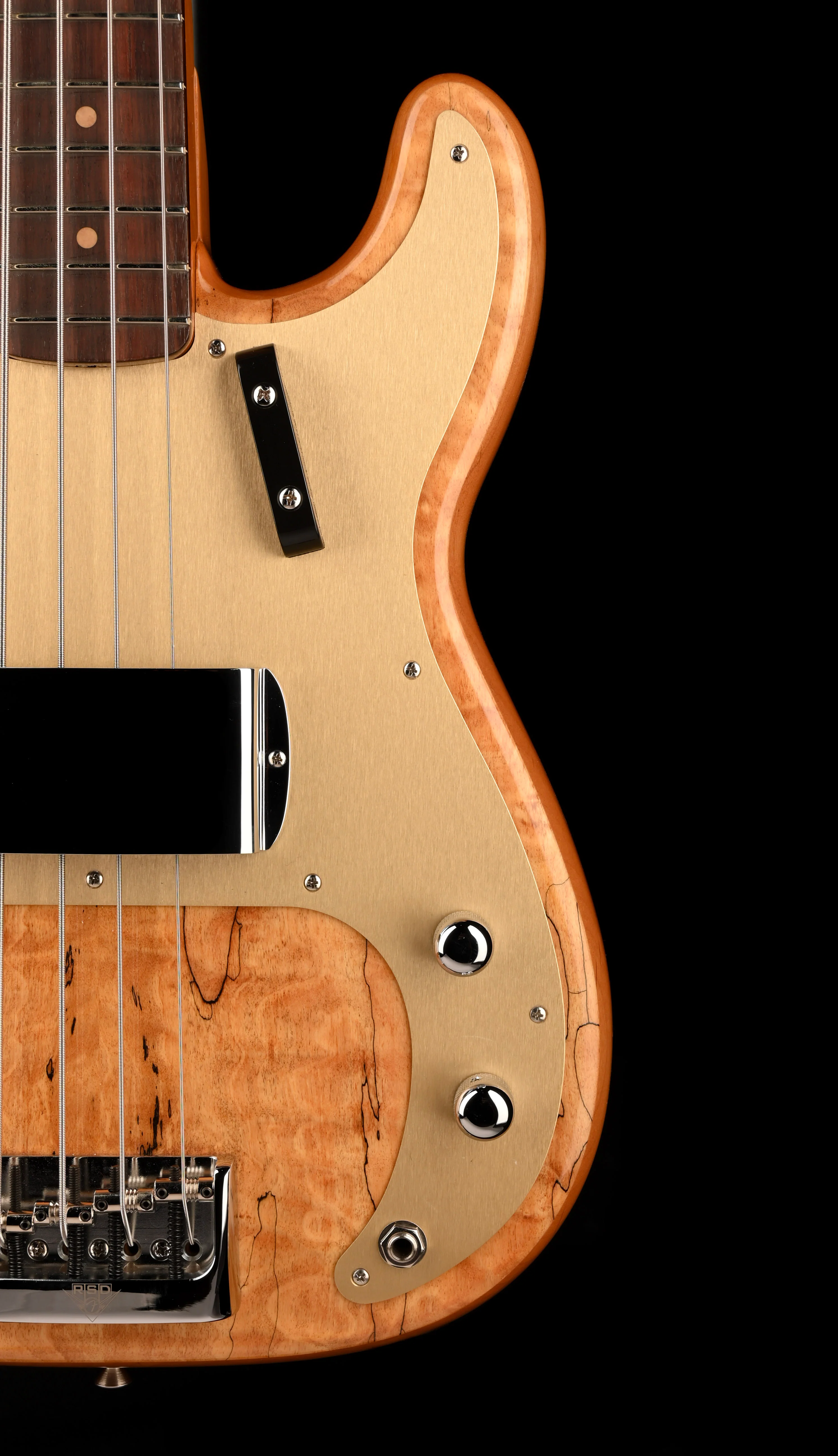 Fender Custom Shop Artisan Spalted Maple Postmodern Precision Bass Natural - Image 8