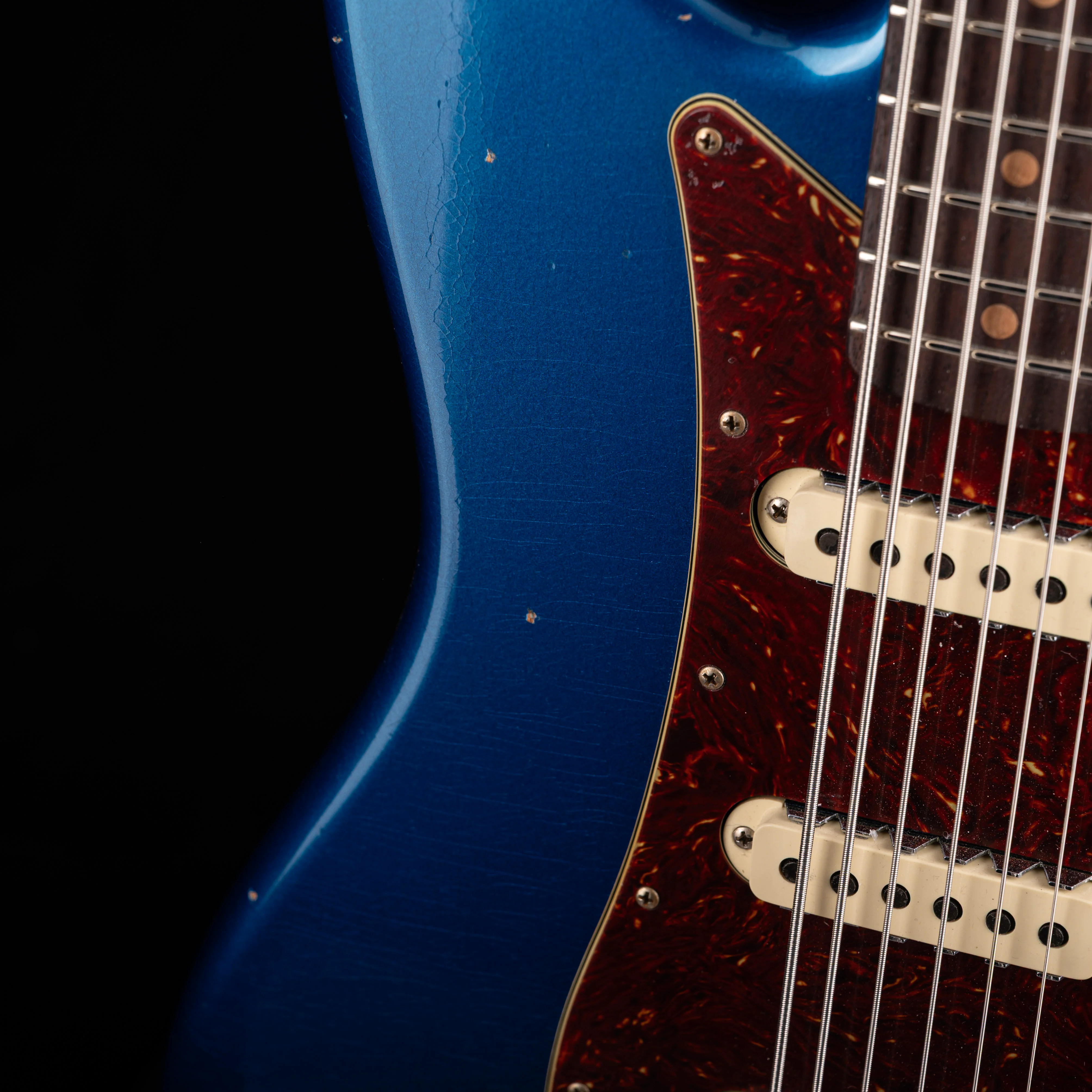 Fender Custom Shop 1960's Bass VI Journeyman Relic Aqua Marine Metallic - Image 4