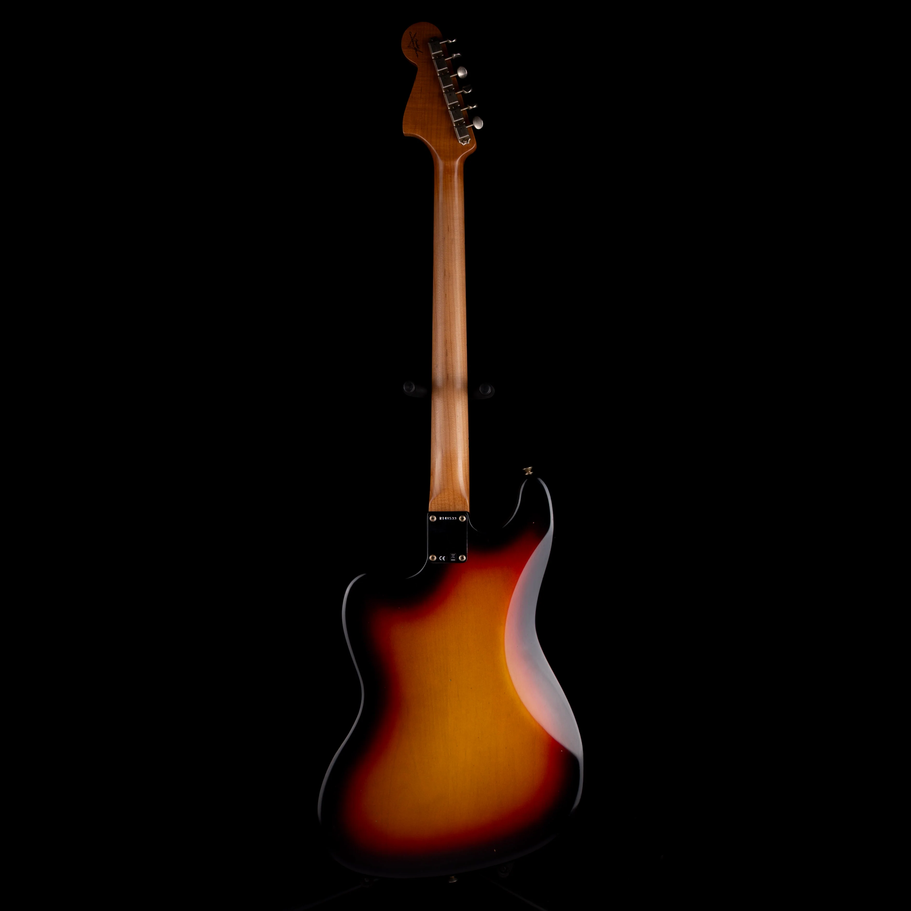 Fender Custom Shop  60's Bass VI Maple Journeyman Relic Target 3-Tone Sunburst - Image 11