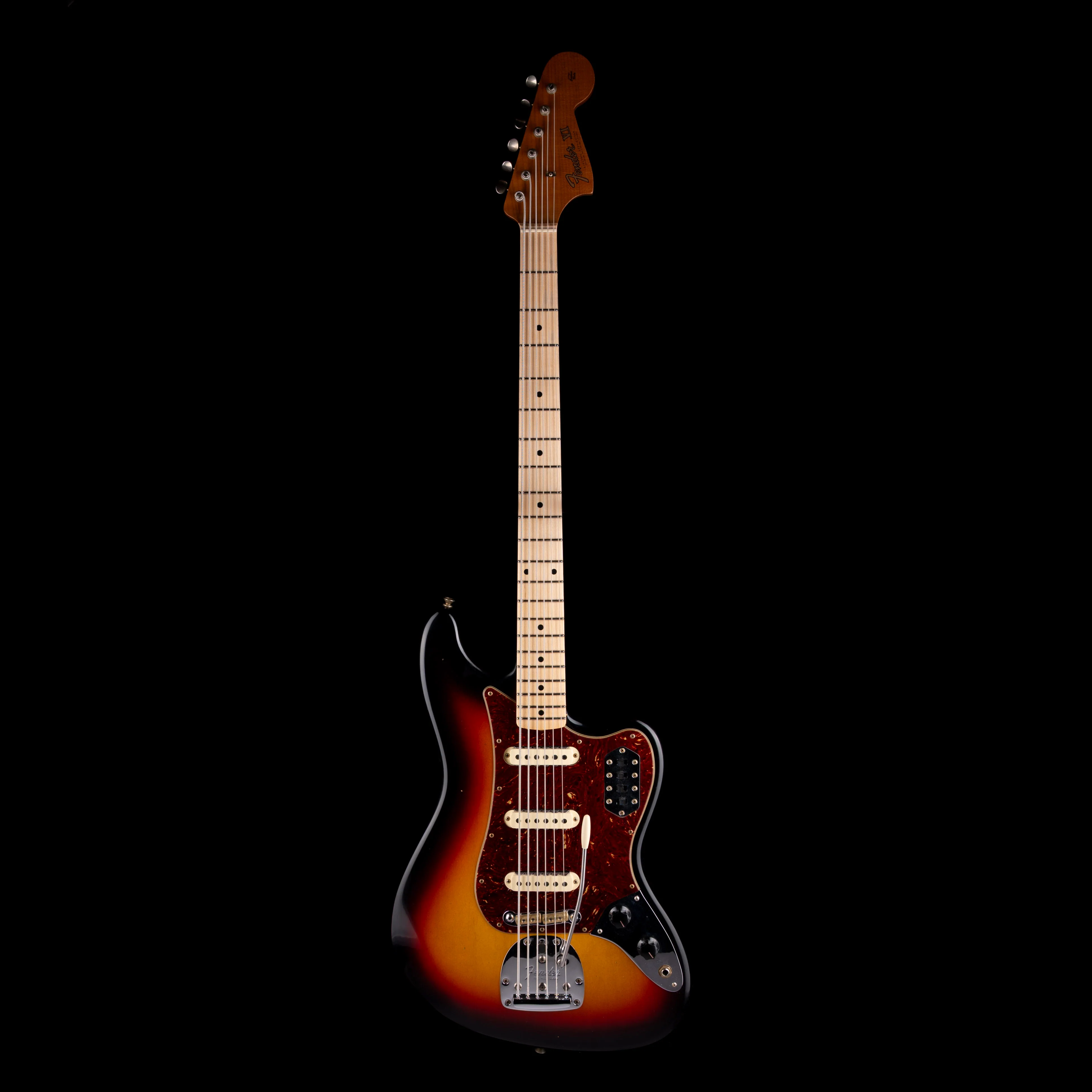 Fender Custom Shop  60's Bass VI Maple Journeyman Relic Target 3-Tone Sunburst - Image 2