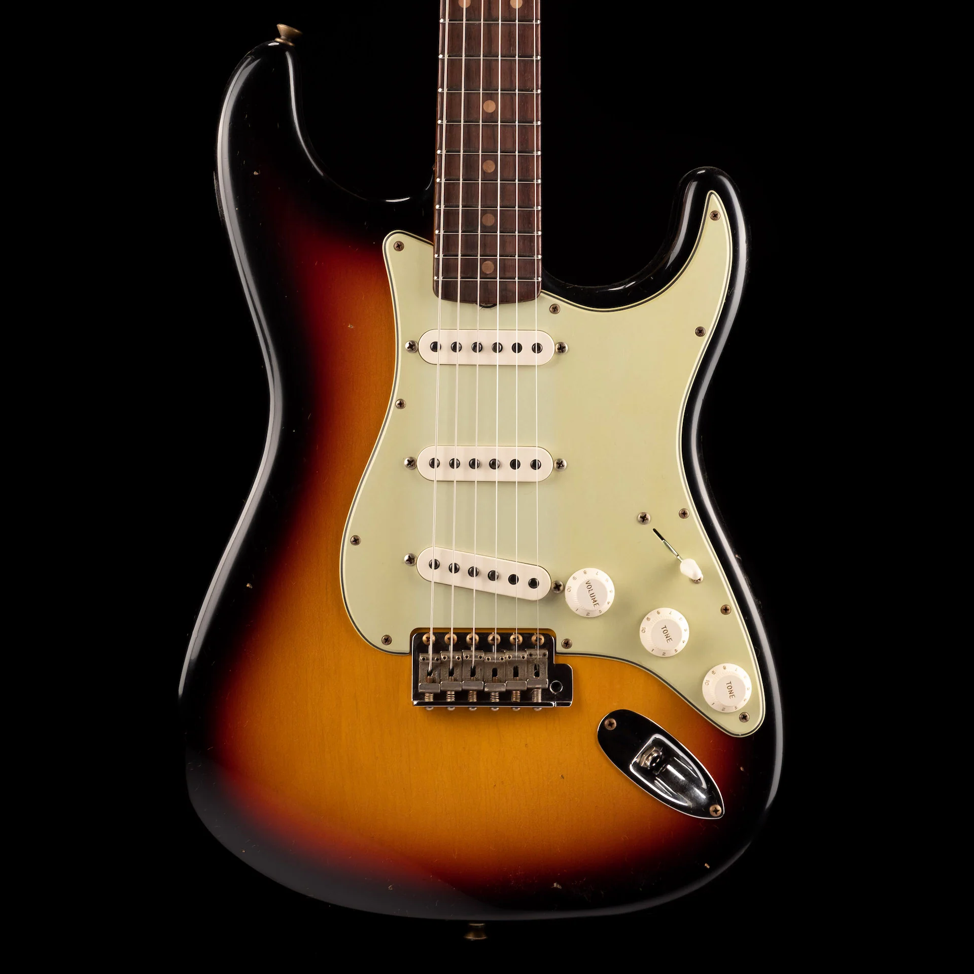 Fender Custom Shop Bonetone 1962 Stratocaster Journeyman Relic 3-Tone Sunburst